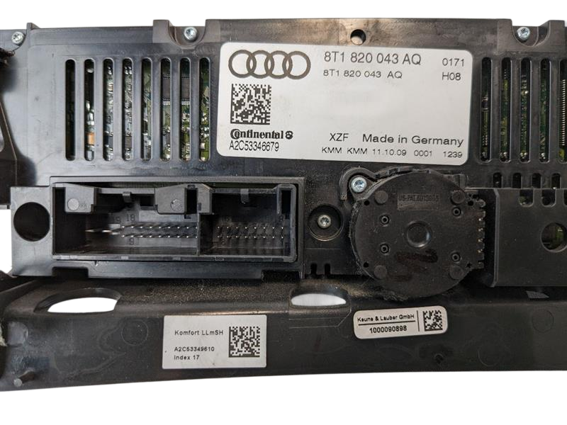 2008 - 2012 OEM AUDI A5 AC HEATER TEMPERATURE CLIMATE CONTROL SWITCH