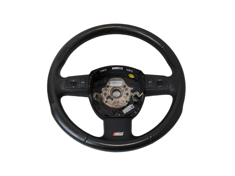 2004 - 2011 OEM AUDI A6 STEERING WHEEL W/ SWITCHES BLACK