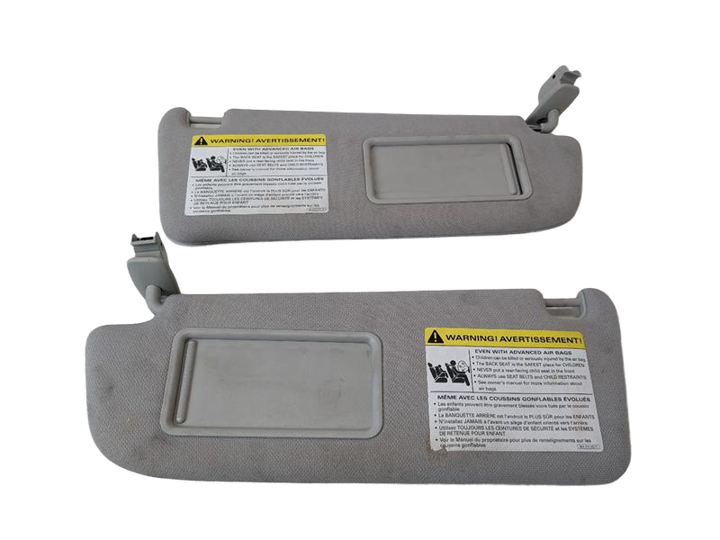 2004 - 2011 OEM AUDI A6 FRONT LEFT & RIGHT SIDE INTERIOR UPPER ROOF SUN VISOR