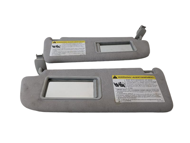 2004 - 2011 OEM AUDI A6 FRONT LEFT & RIGHT SIDE INTERIOR UPPER ROOF SUN VISOR