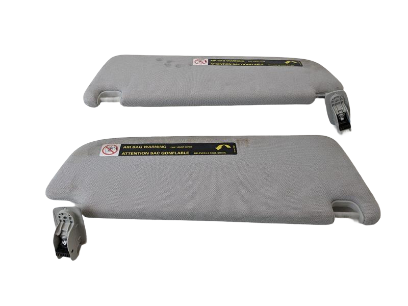 2004 - 2011 OEM AUDI A6 FRONT LEFT & RIGHT SIDE INTERIOR UPPER ROOF SUN VISOR