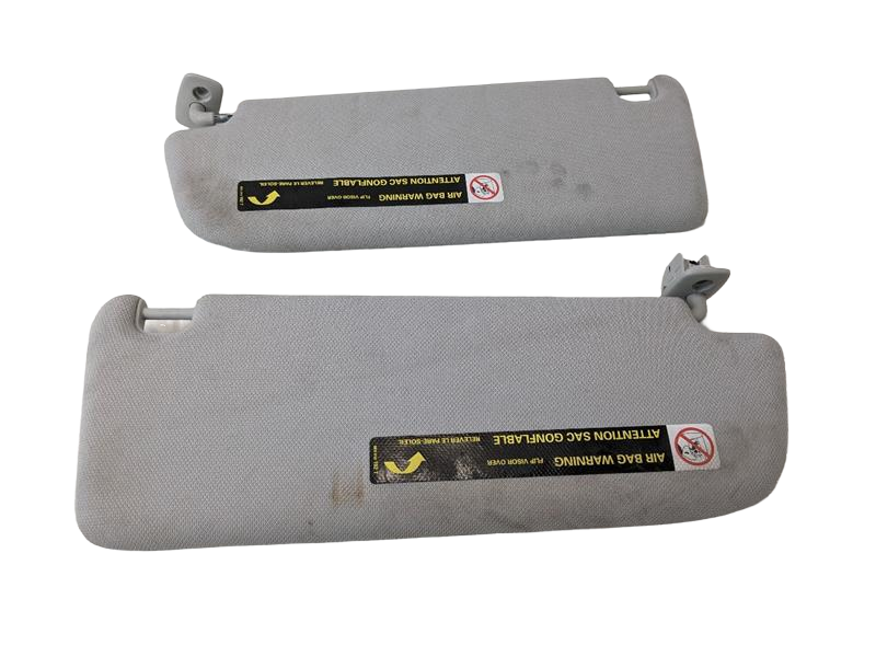 2004 - 2011 OEM AUDI A6 FRONT LEFT & RIGHT SIDE INTERIOR UPPER ROOF SUN VISOR
