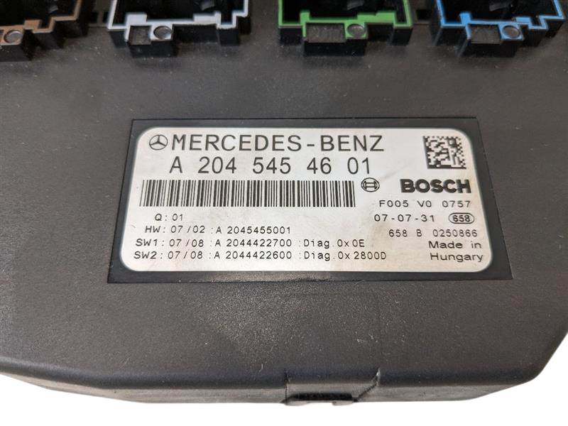 2008 - 2014 OEM MERCEDES-BENZ C300 INTERIOR RELAY JUNCTION BLOCK CABIN FUSE BOX
