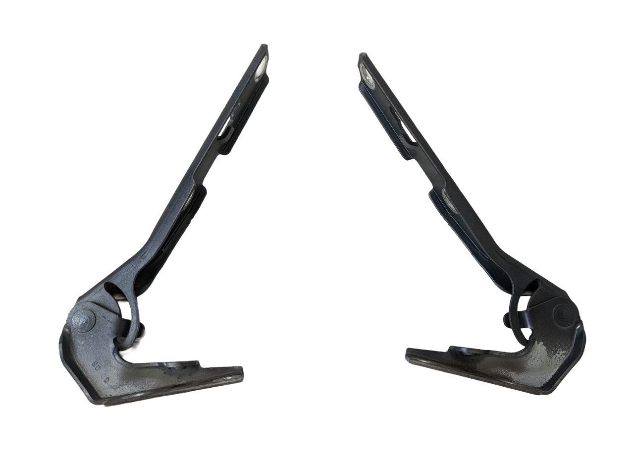 2004 - 2009 OEM AUDI A4 FRONT LEFT AND RIGHT SIDE HOOD BONNET HINGE BRACKET SET