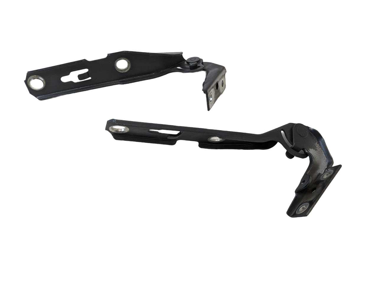 2004 - 2009 OEM AUDI A4 FRONT LEFT AND RIGHT SIDE HOOD BONNET HINGE BRACKET SET