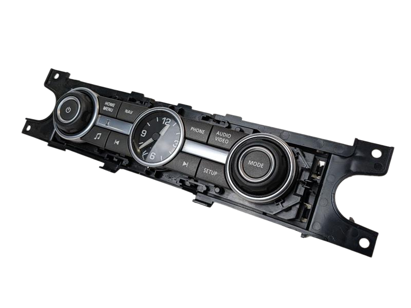 10 - 13 OEM LAND ROVER RANGE ROVER SPORT RADIO CONTROL SWITCH PANEL WITH CLOCK