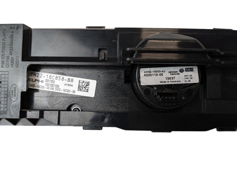 10 - 13 OEM LAND ROVER RANGE ROVER SPORT RADIO CONTROL SWITCH PANEL WITH CLOCK