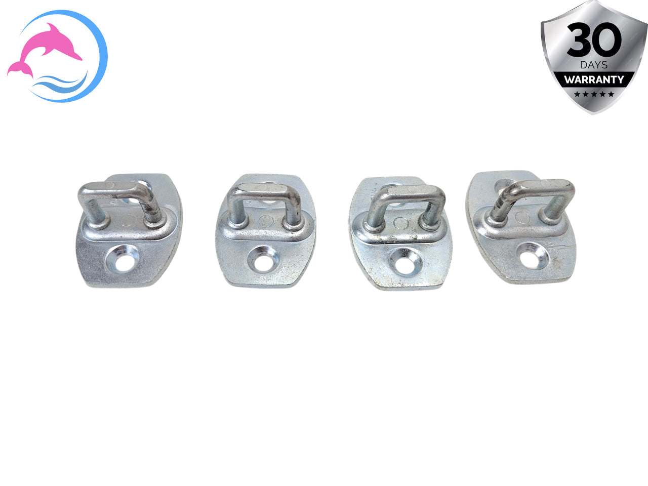 05 - 09 OEM TOYOTA PRIUS FRONT AND REAR DOOR LOCK LATCH STRIKER PLATE SET OF 4