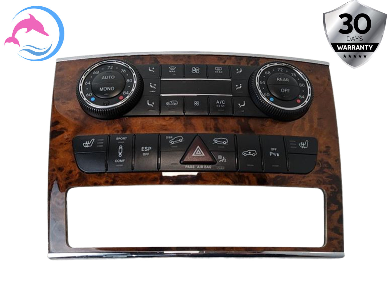 2008 - 2012 OEM MERCEDES-BENZ GL550 AC HEATER TEMPERATURE CLIMATE CONTROL SWITCH