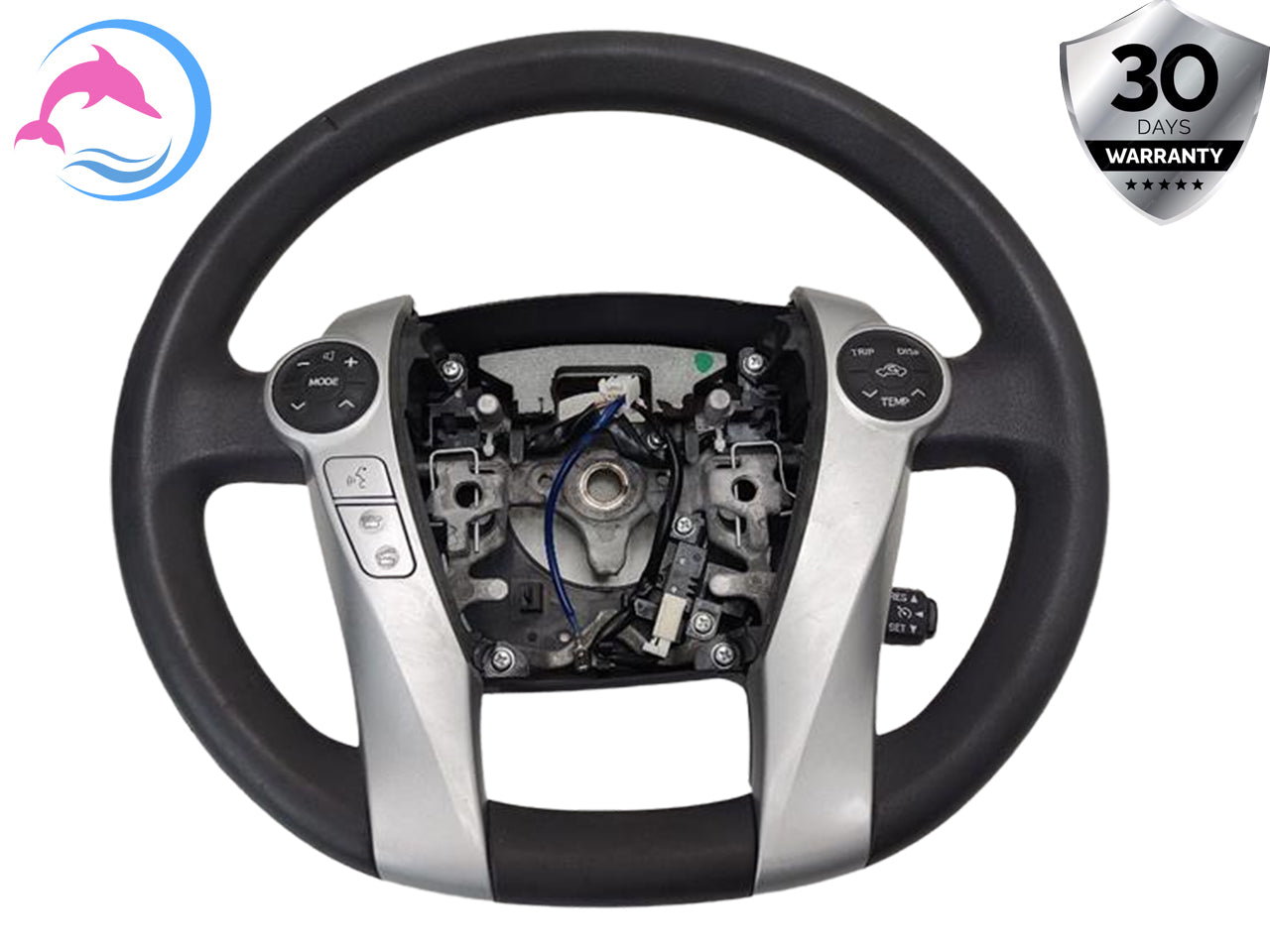 2009 - 2015 OEM TOYOTA PRIUS STEERING WHEEL WITH AUDIO CRUISE SWITCH