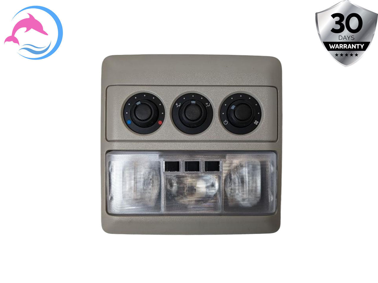 14 - 16 OEM LAND ROVER LR4 REAR ROOF OVERHEAD DOME LIGHT WITH CLIMATE CONTROL