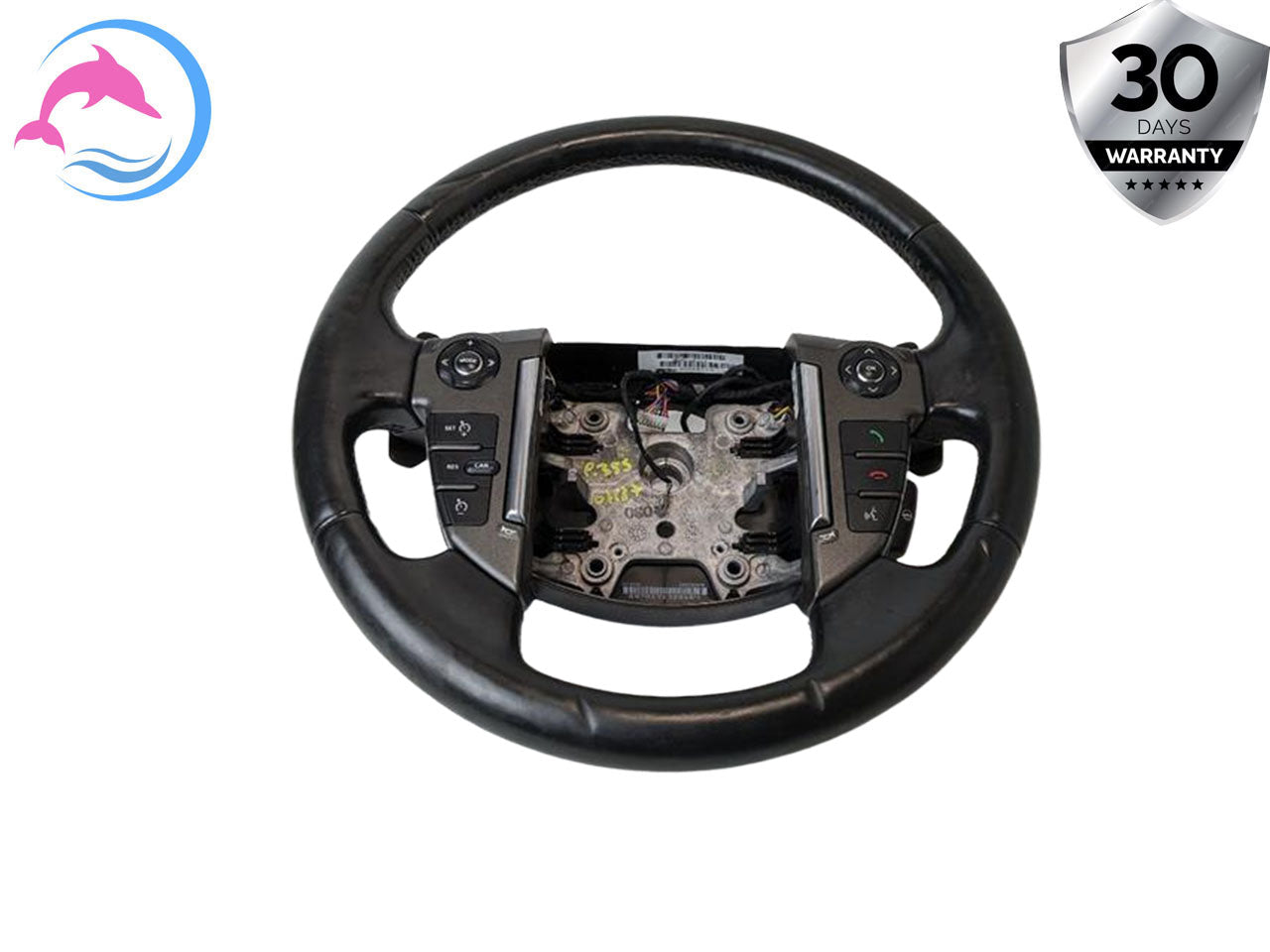 2014 - 2016 OEM LAND ROVER LR4 STEERING WHEEL WITH SWITCH BUTTONS