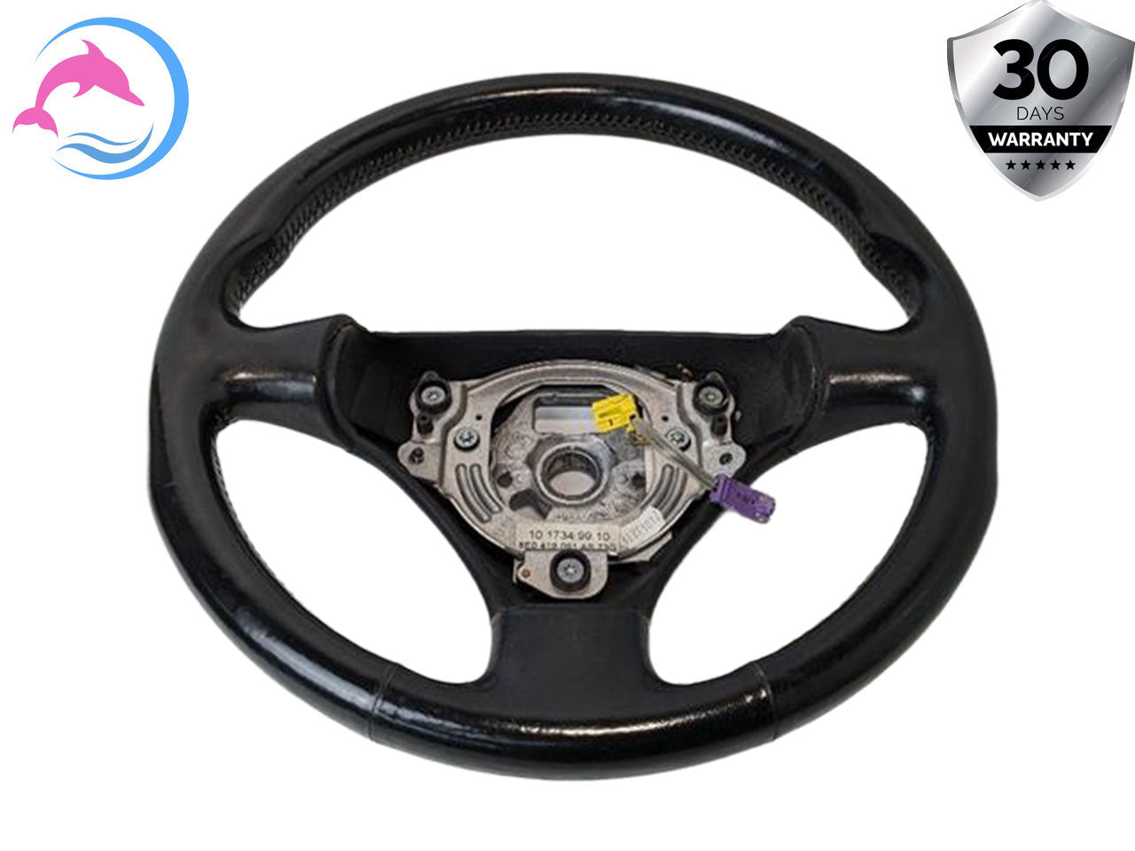 2001 - 2005 OEM AUDI A4 STEERING WHEEL BLACK LEATHER