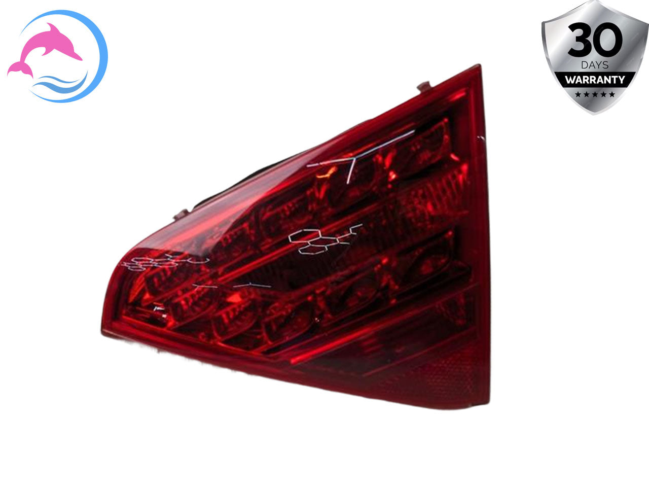 2008 - 2012 OEM AUDI A5 REAR RIGHT SIDE INNER TAIL LIGHT ASSEMBLY