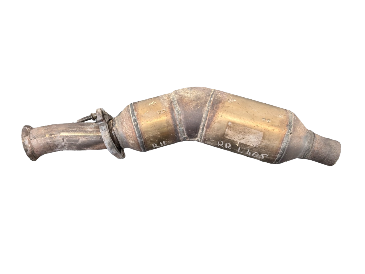 2013 - 2017 LAND ROVER RANGE ROVER OEM RIGHT SIDE EXHAUST DOWNPIPE ASSEMBLY