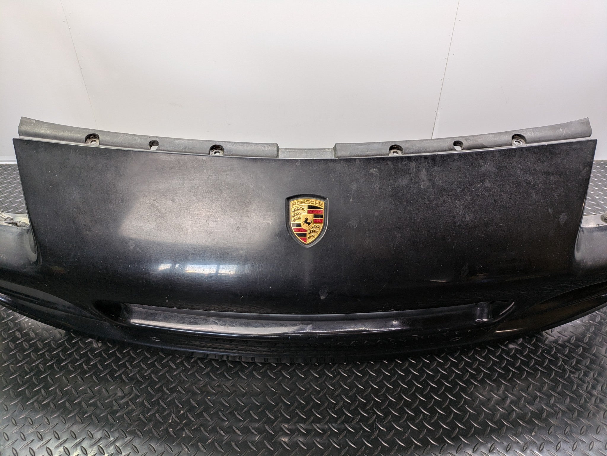 2004 - 2006 OEM PORSCHE CAYENNE V6 FRONT BUMPER COVER ASSEMBLY BLACK