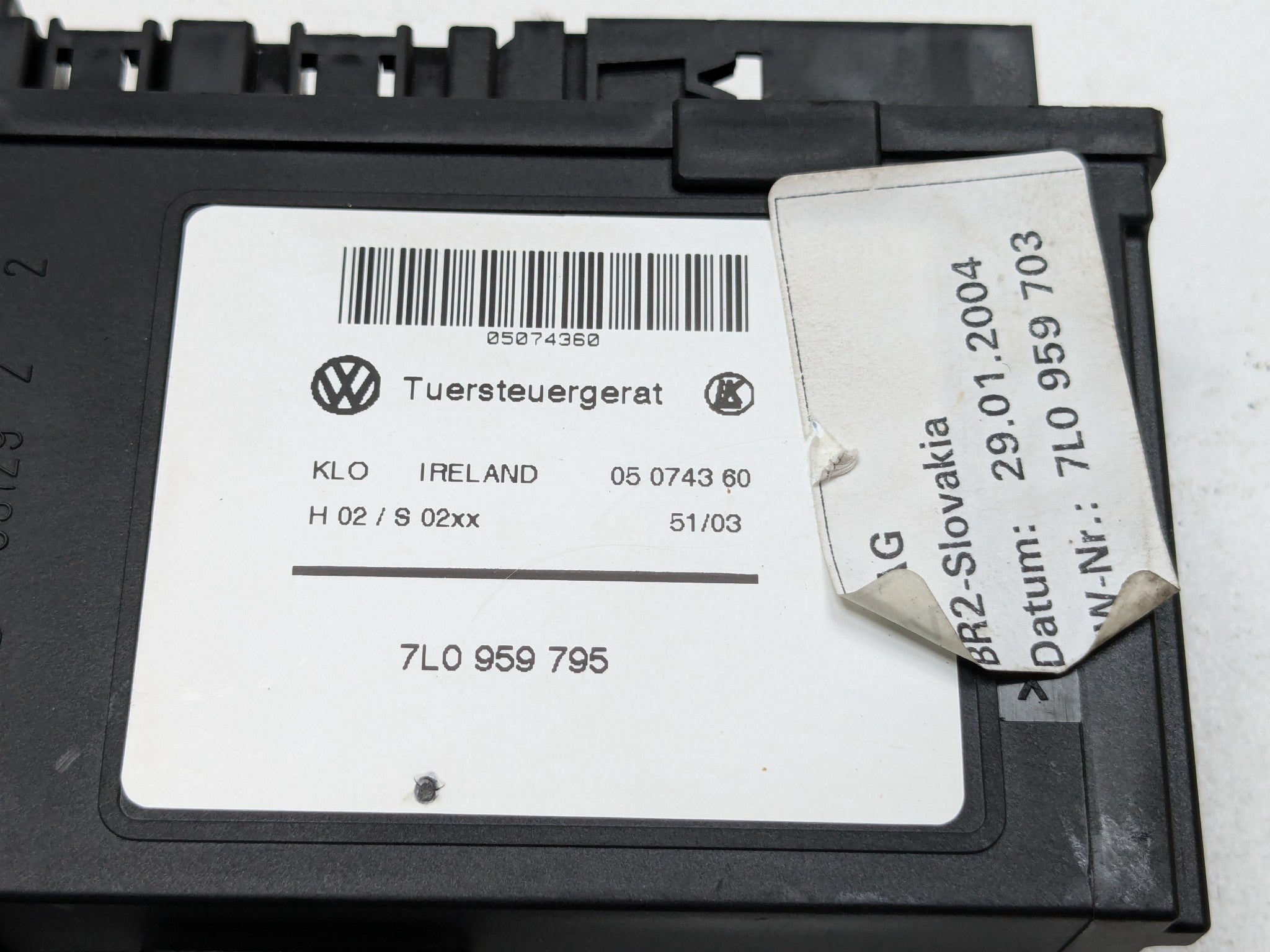 2004 - 2006 OEM PORSCHE CAYENNE V6 REAR LEFT SIDE DOOR WINDOW REGULATOR MOTOR