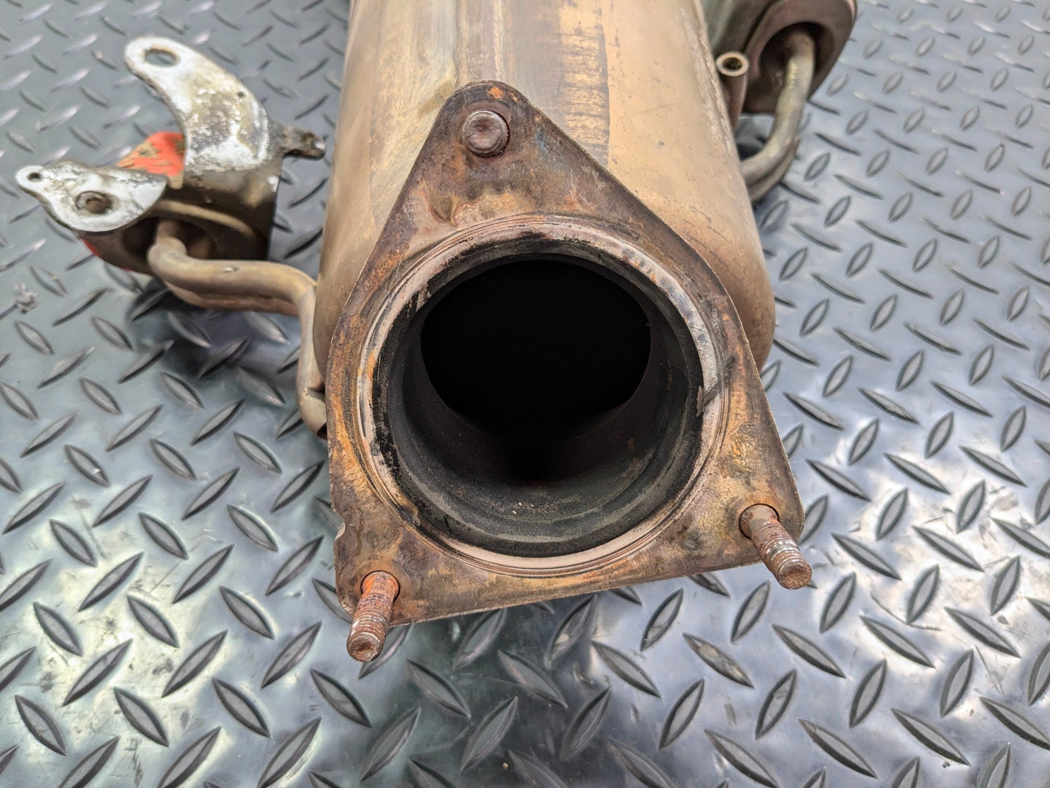 2004 - 2006 OEM PORSCHE CAYENNE V6 FRONT EXHAUST MANIFOLD DOWNPIPE