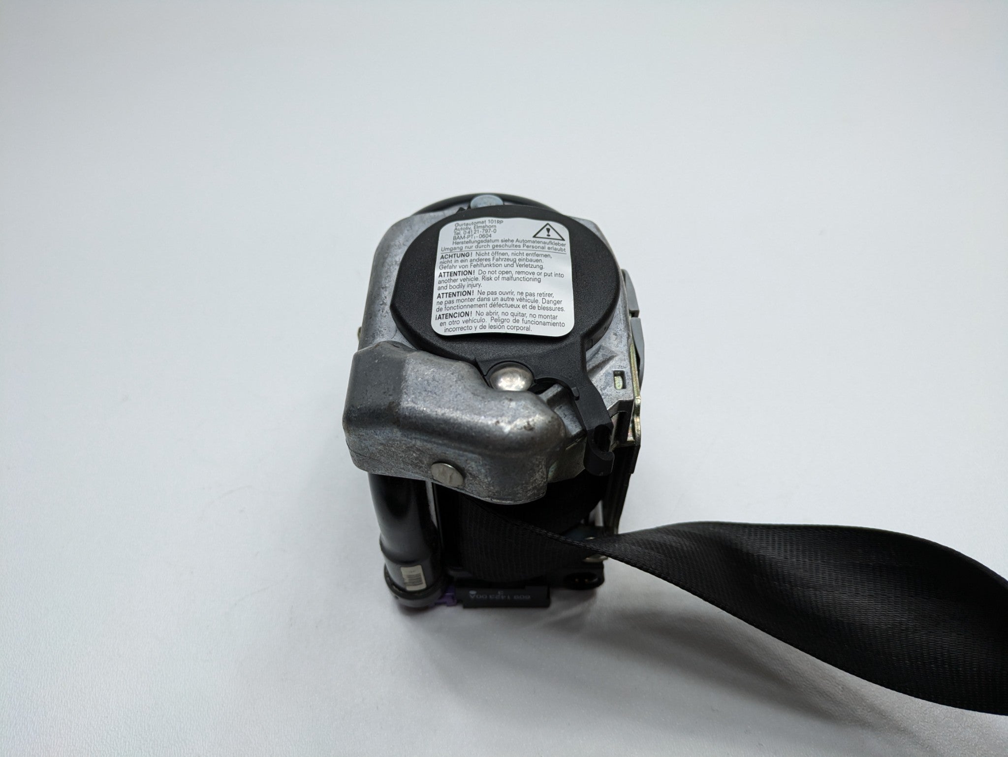 2008 - 2011 OEM AUDI A4 REAR LEFT DRIVER SIDE SEAT BELT RETRACTOR ASSEMBLY