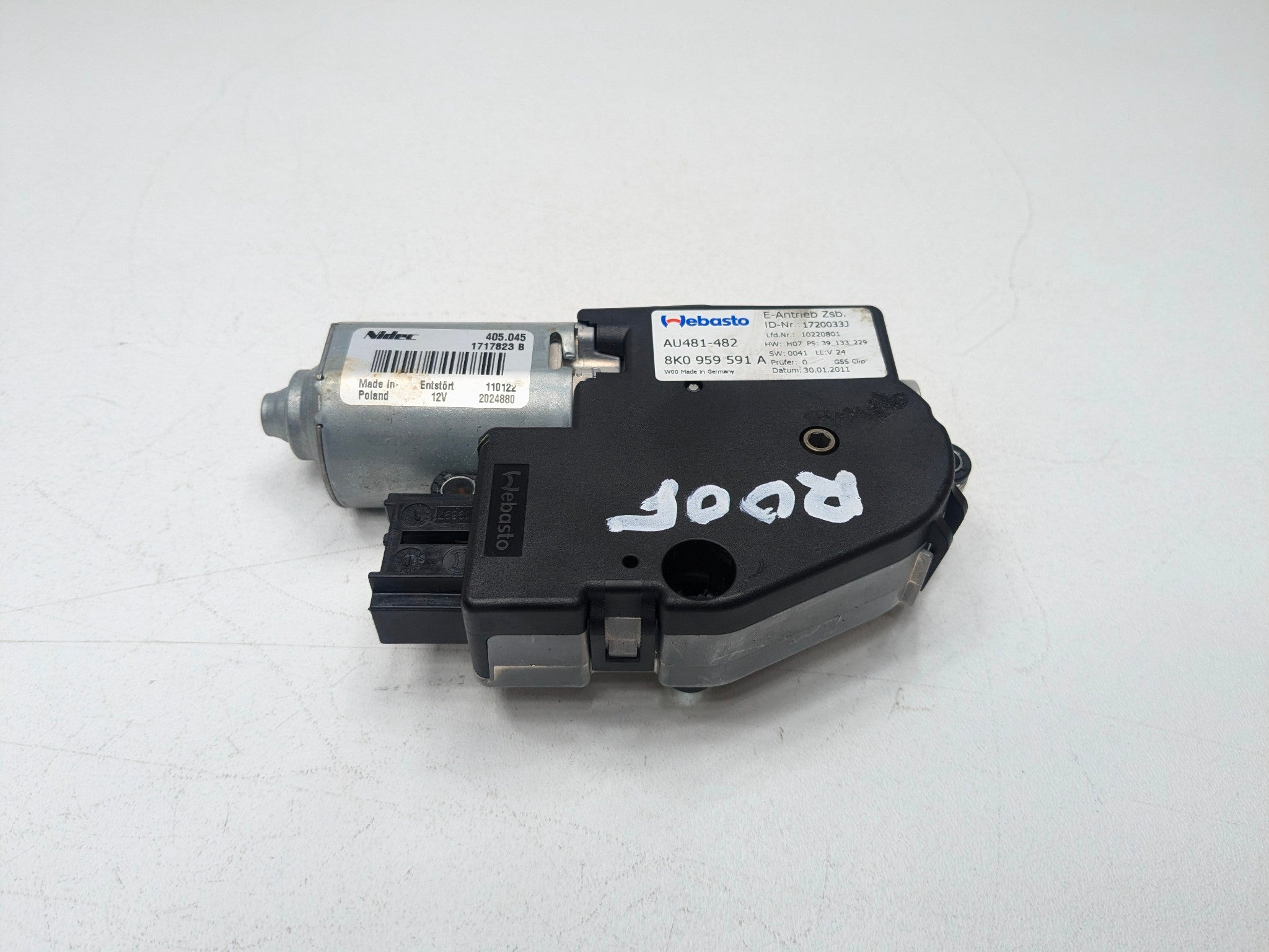 2008 - 2011 OEM AUDI A4 SUN ROOF MOTOR ACTUATOR MODULE