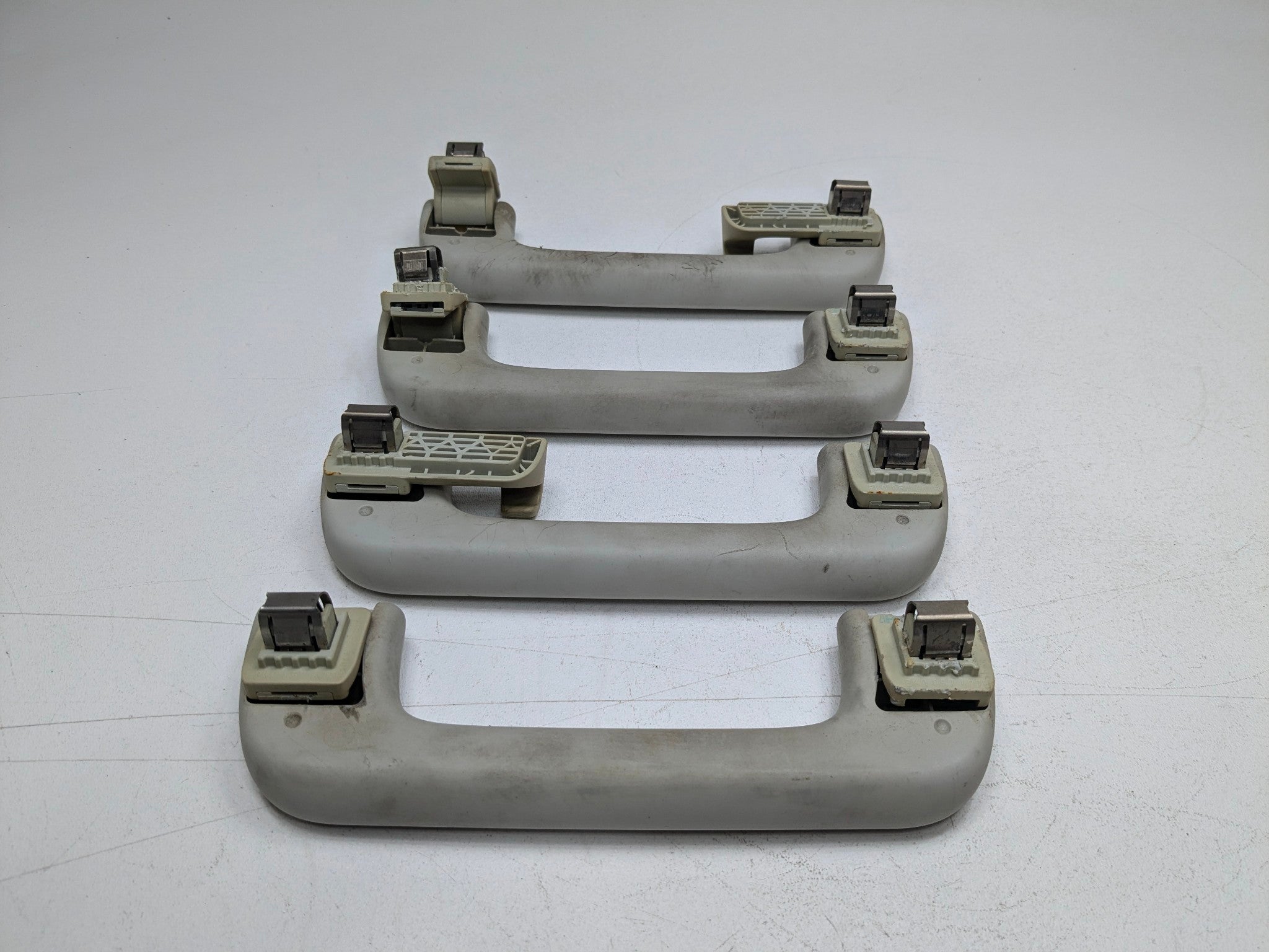 2008 - 2011 OEM AUDI A4 FRONT REAR INTERIOR OVERHEAD GRAB BAR HANDLE SET OF 4