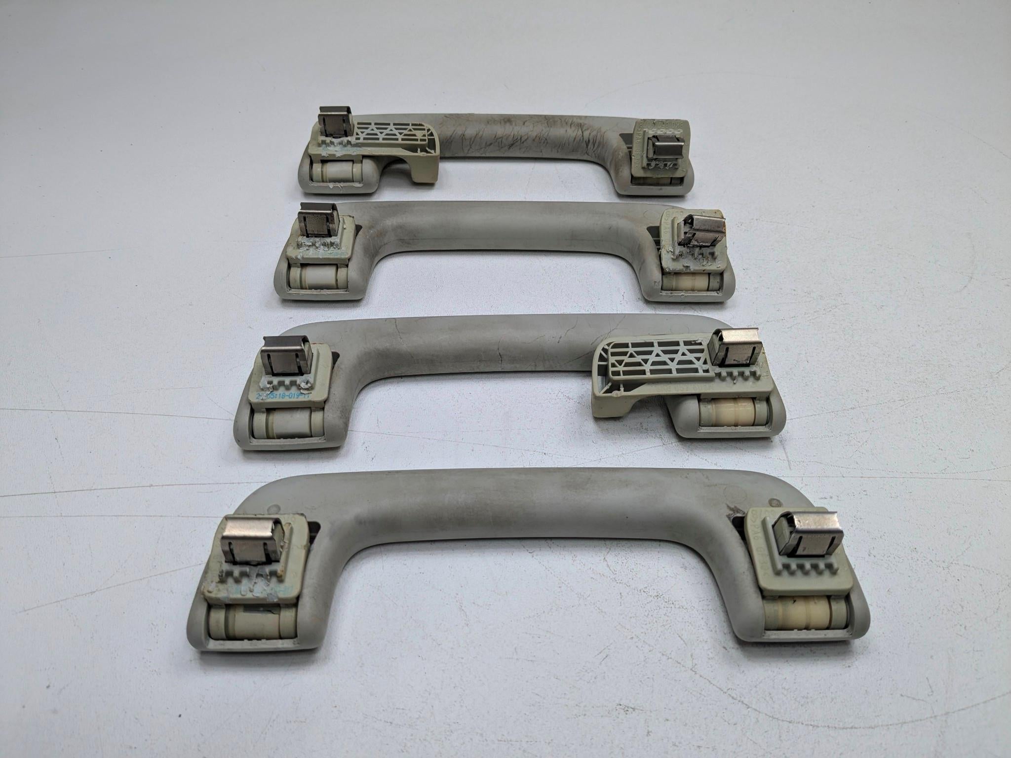 2008 - 2011 OEM AUDI A4 FRONT REAR INTERIOR OVERHEAD GRAB BAR HANDLE SET OF 4