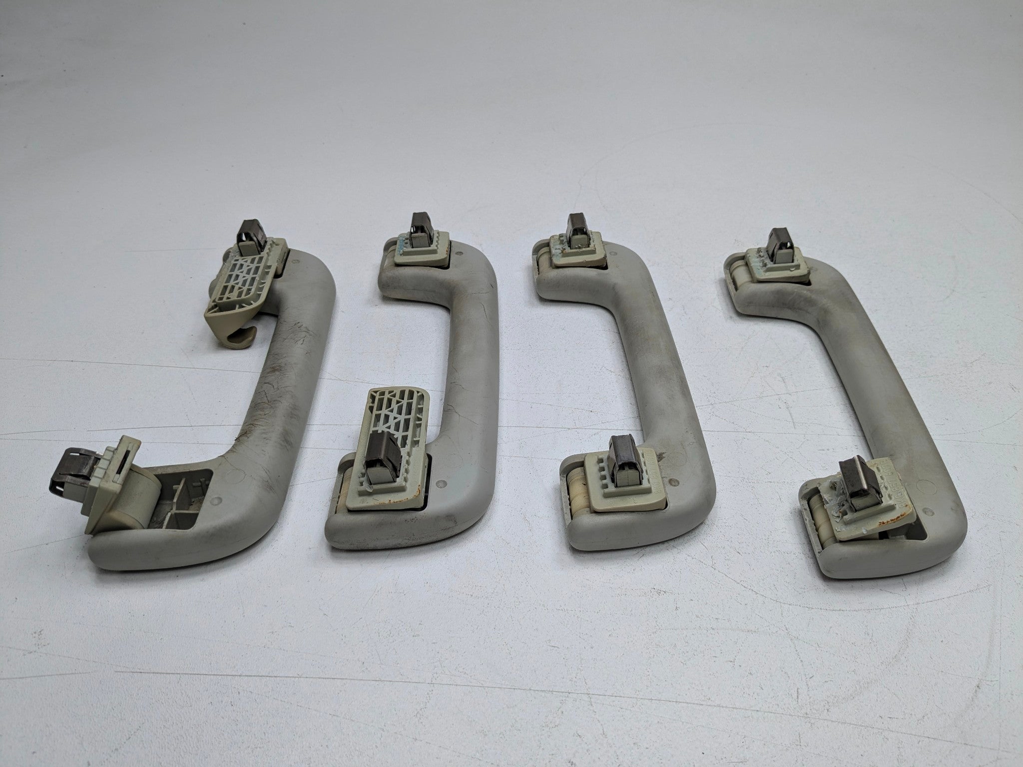 2008 - 2011 OEM AUDI A4 FRONT REAR INTERIOR OVERHEAD GRAB BAR HANDLE SET OF 4