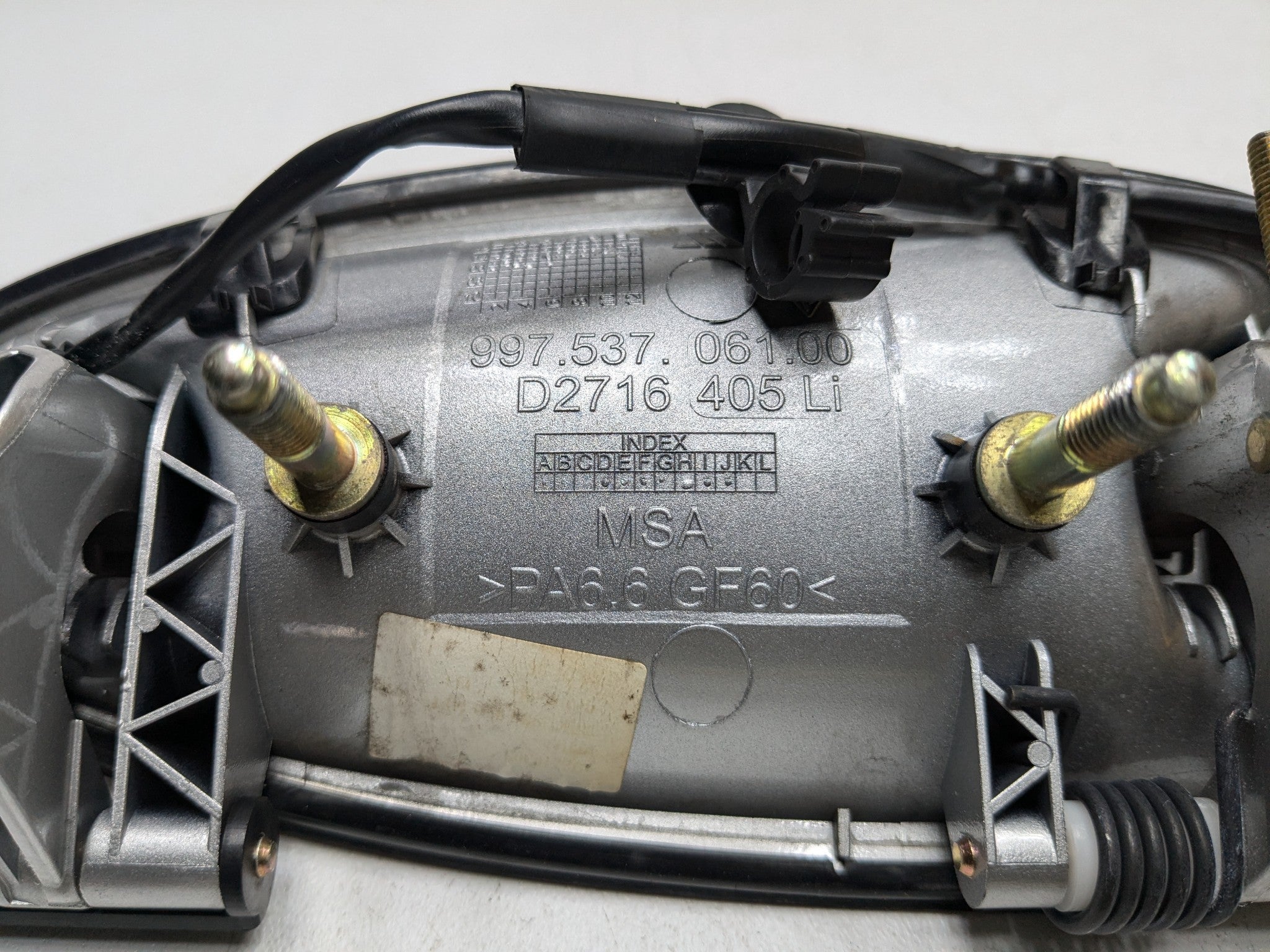2006 - 2008 OEM PORSCHE CAYMAN FRONT LEFT DRIVER SIDE EXTERIOR DOOR HANDLE