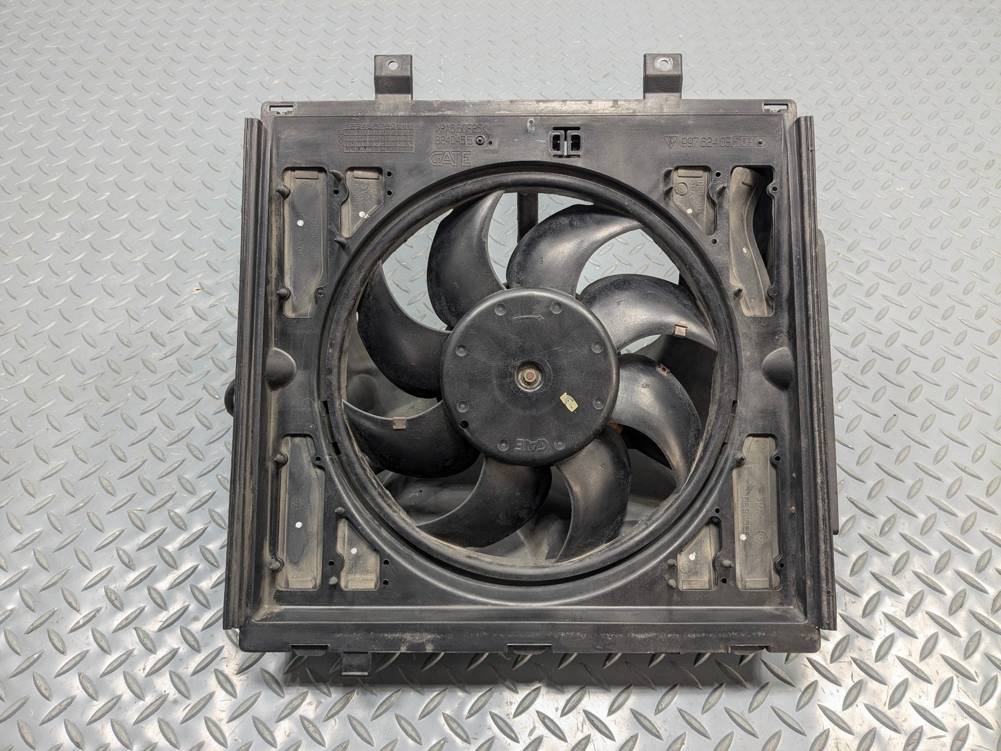 06 - 08 OEM PORSCHE CAYMAN LEFT SIDE ELECTRIC COOLING MOTOR FAN ASSEMBLY