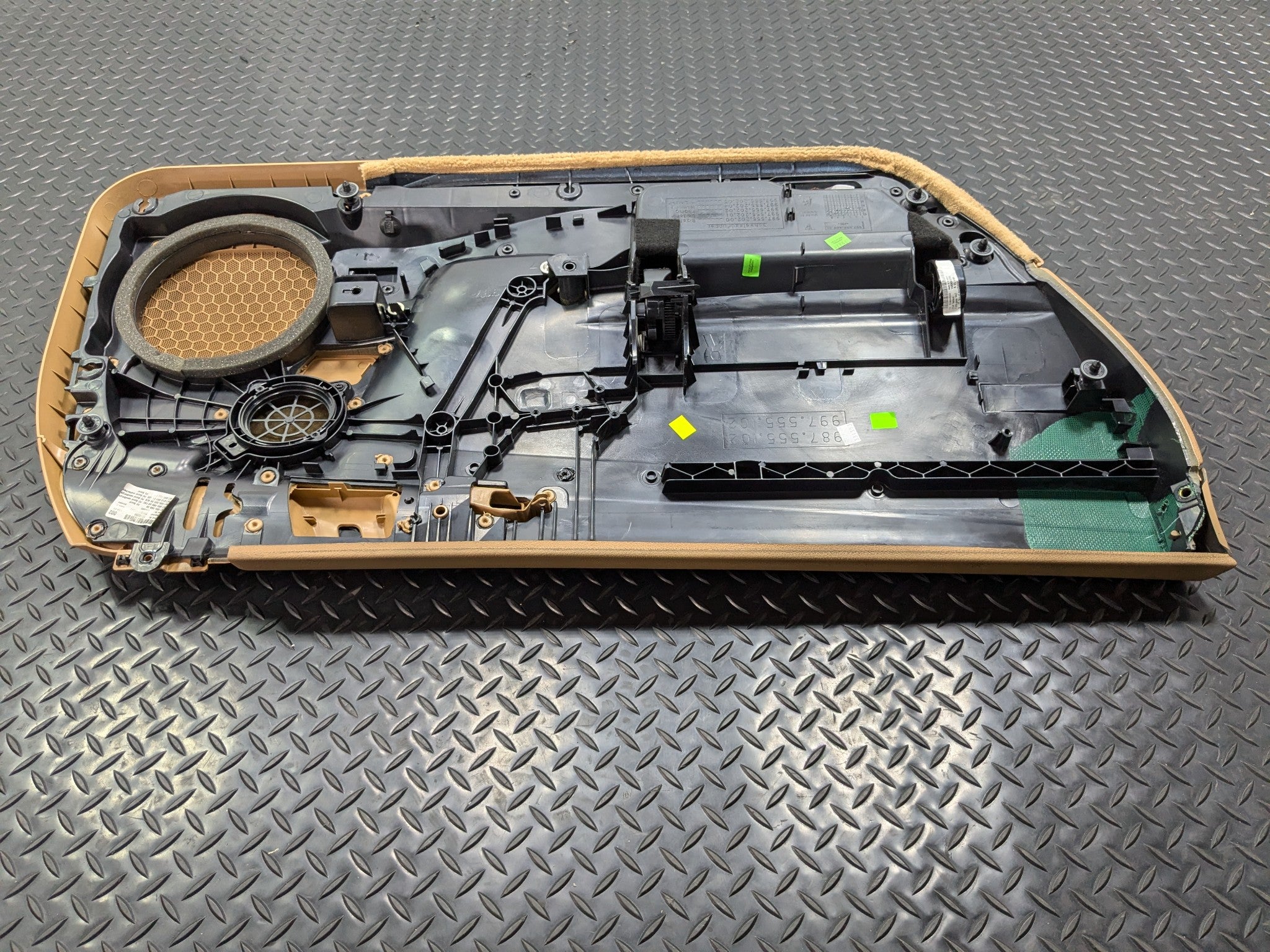 06 - 08 OEM PORSCHE CAYMAN RIGHT PASSENGER SIDE INTERIOR DOOR PANEL LEATHERETTE