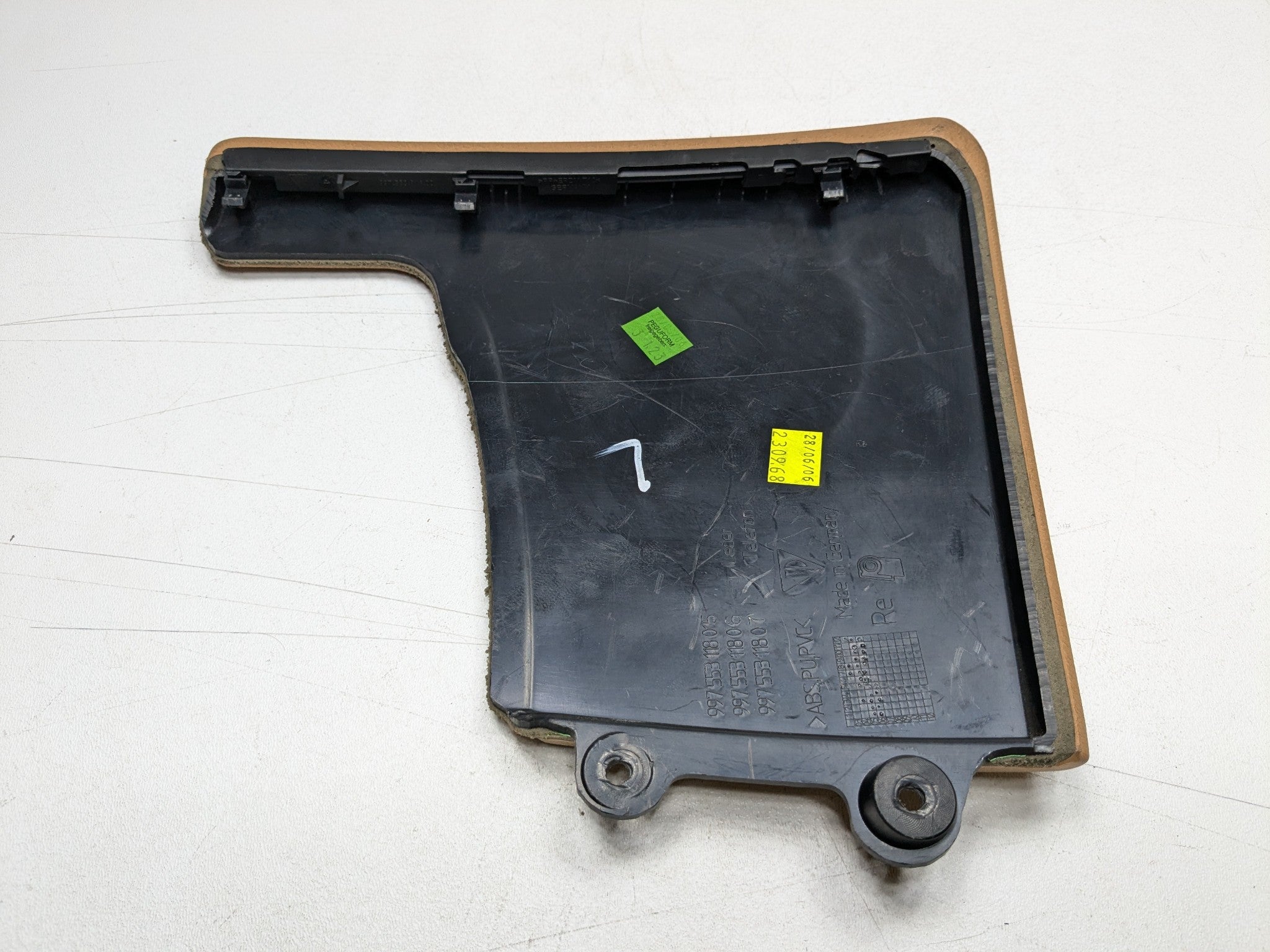 2006 - 2008 OEM PORSCHE CAYMAN DASH CENTER CONSOLE LEFT SIDE OUTER TRIM COVER
