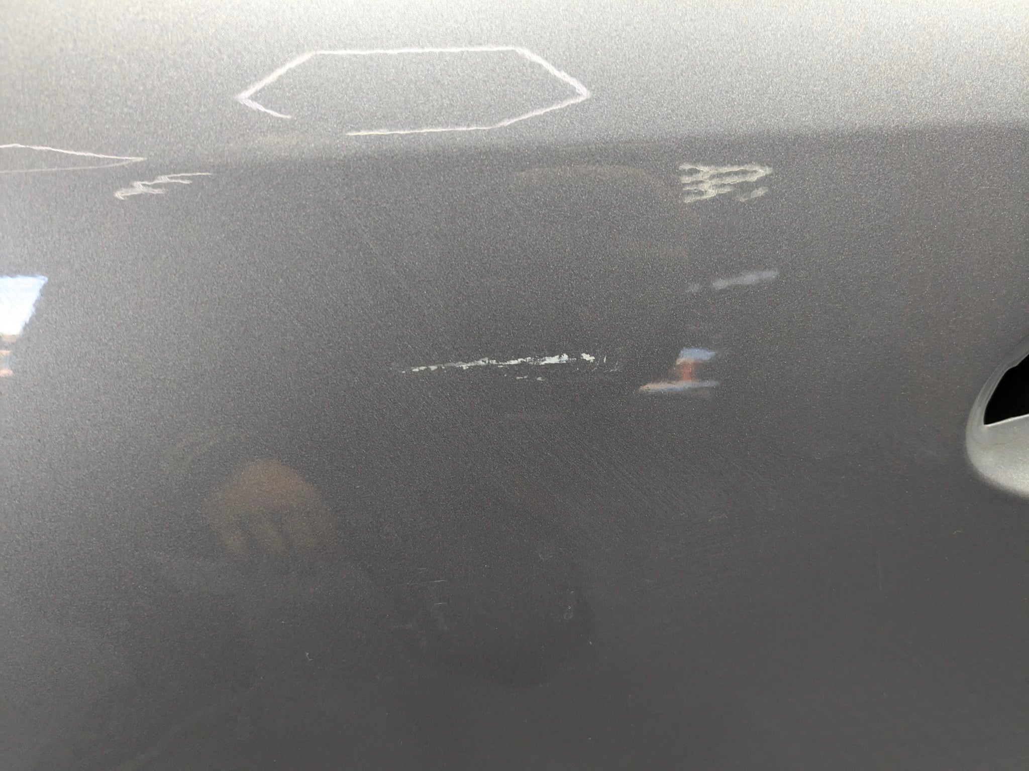 2009 - 2011 OEM MERCEDES-BENZ ML63 FRONT LEFT DRIVER SIDE DOOR SHELL PANEL GRAY