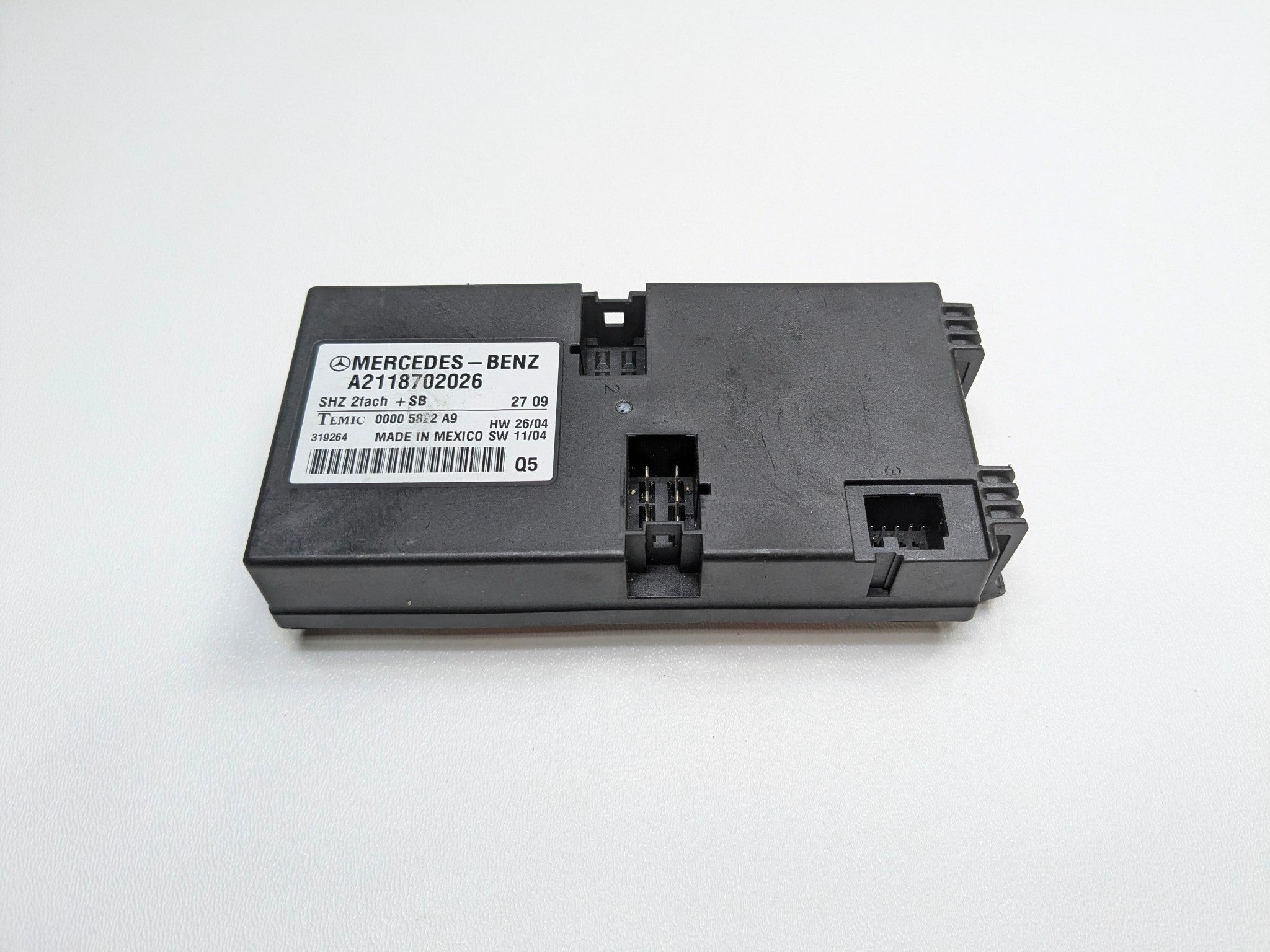 2009 - 2011 OEM MERCEDES-BENZ ML63 HEATED SEAT CONTROL MODULE