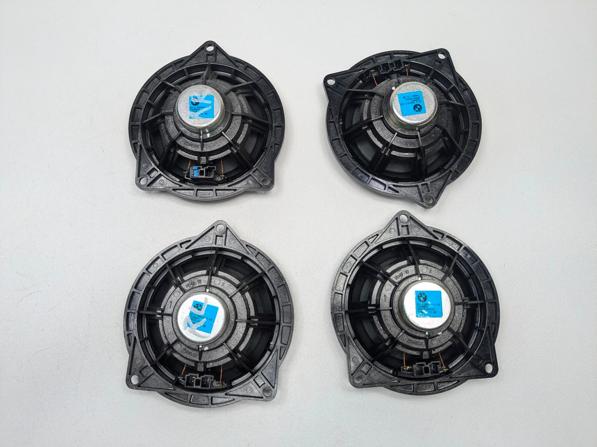 2007 - 2009 OEM BMW 328I FRONT AND REAR AUDIO SOUND SYSTEM SPEAKER SET