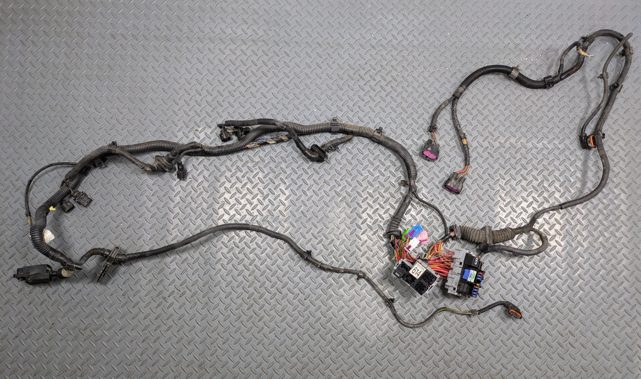 2008 - 2010 OEM PORSCHE CAYENNE INTERIOR HOOD WIRE HARNESS CABLE AND CONNECTOR