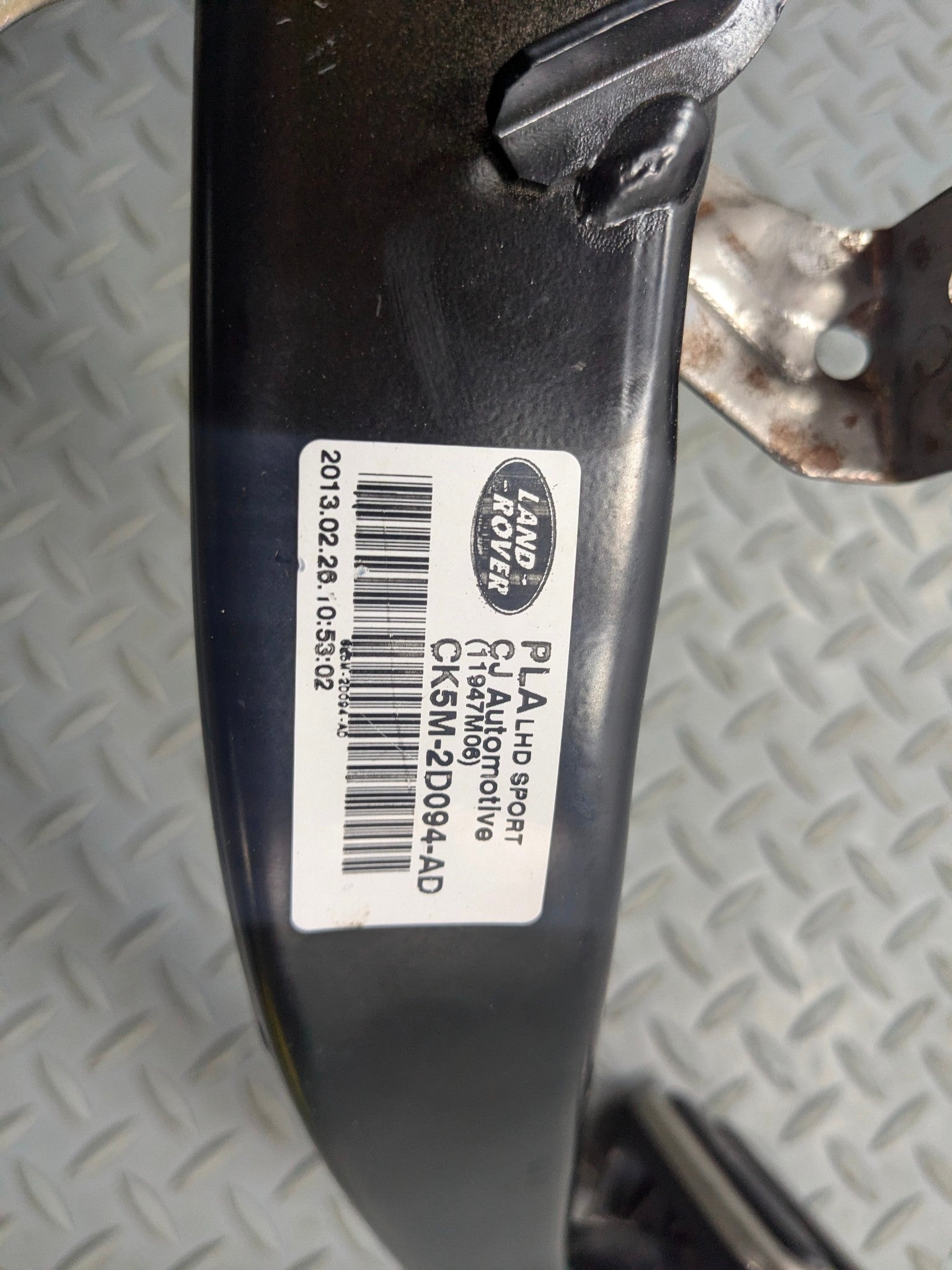 13 - 17 OEM LAND ROVER RANGE ROVER BRAKE FOOT STOP PEDAL WITH BRACKET ASSEMBLY