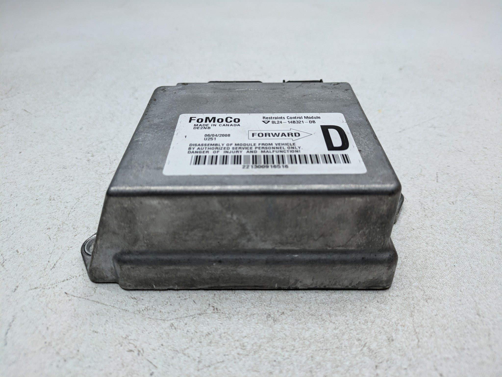 2006 - 2010 OEM FORD EXPLORER SRS RESTRAINT CONTROL MODULE UNIT