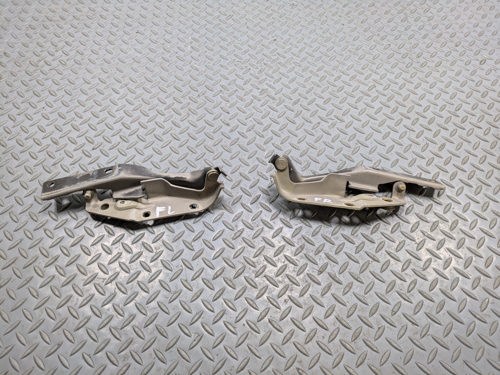 2004 - 2006 OEM NISSAN MAXIMA FRONT LEFT AND RIGHT SIDE HOOD HINGE SUPPORT SET