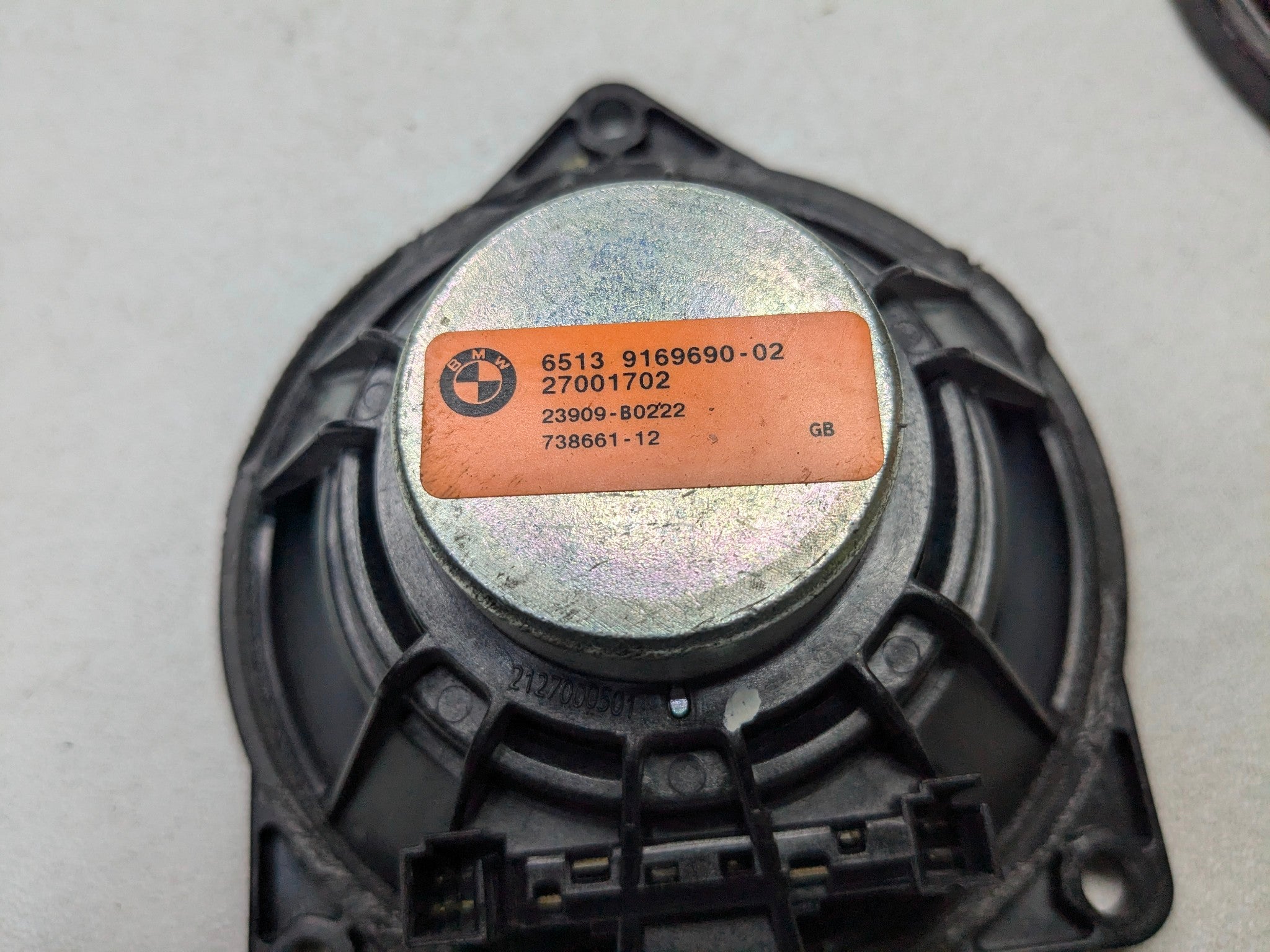 09 - 10 OEM MINI COOPER CONVERTIBLE INTERIOR AUDIO SOUND SYSTEM SPEAKER SET OF 7