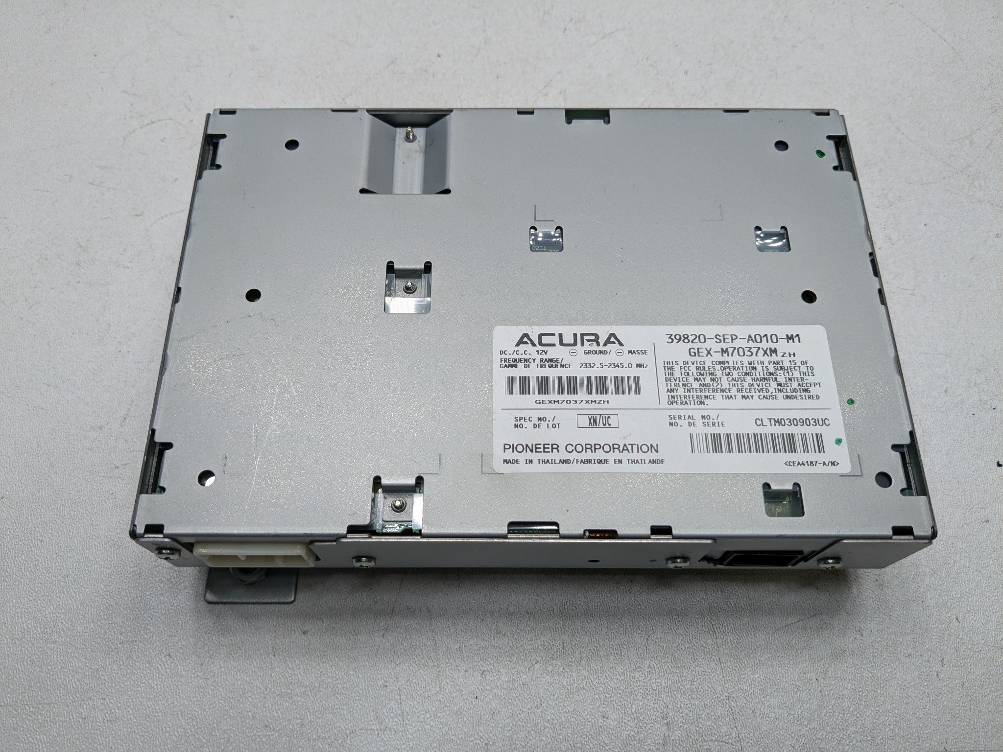 2004 - 2006 OEM ACURA TL RADIO AUDIO SATELLITE RECEIVER MODULE UNIT