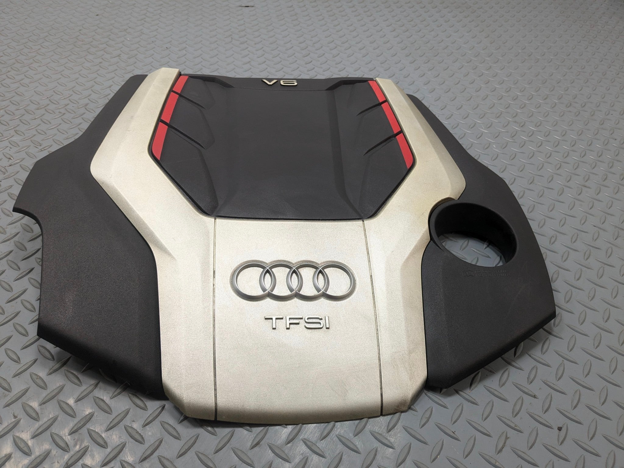 2017 - 2022 OEM AUDI S4 UPPER TOP ENGINE COVER PANEL GUARD BLACK