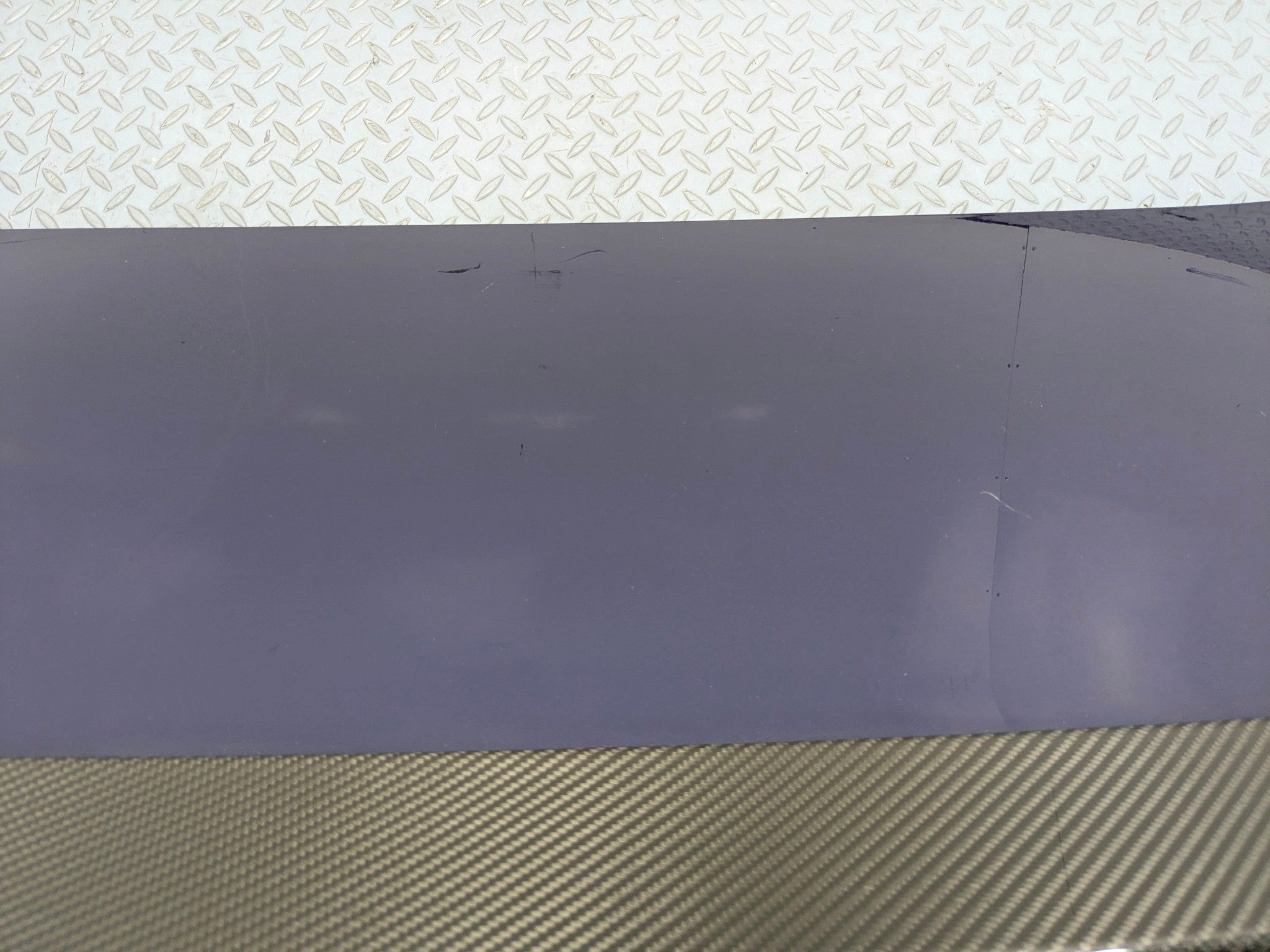 2017 - 2022 OEM AUDI S4 REAR TRUNK DOOR DECKLID SHELL PANEL BLUE WITH EMBLEM