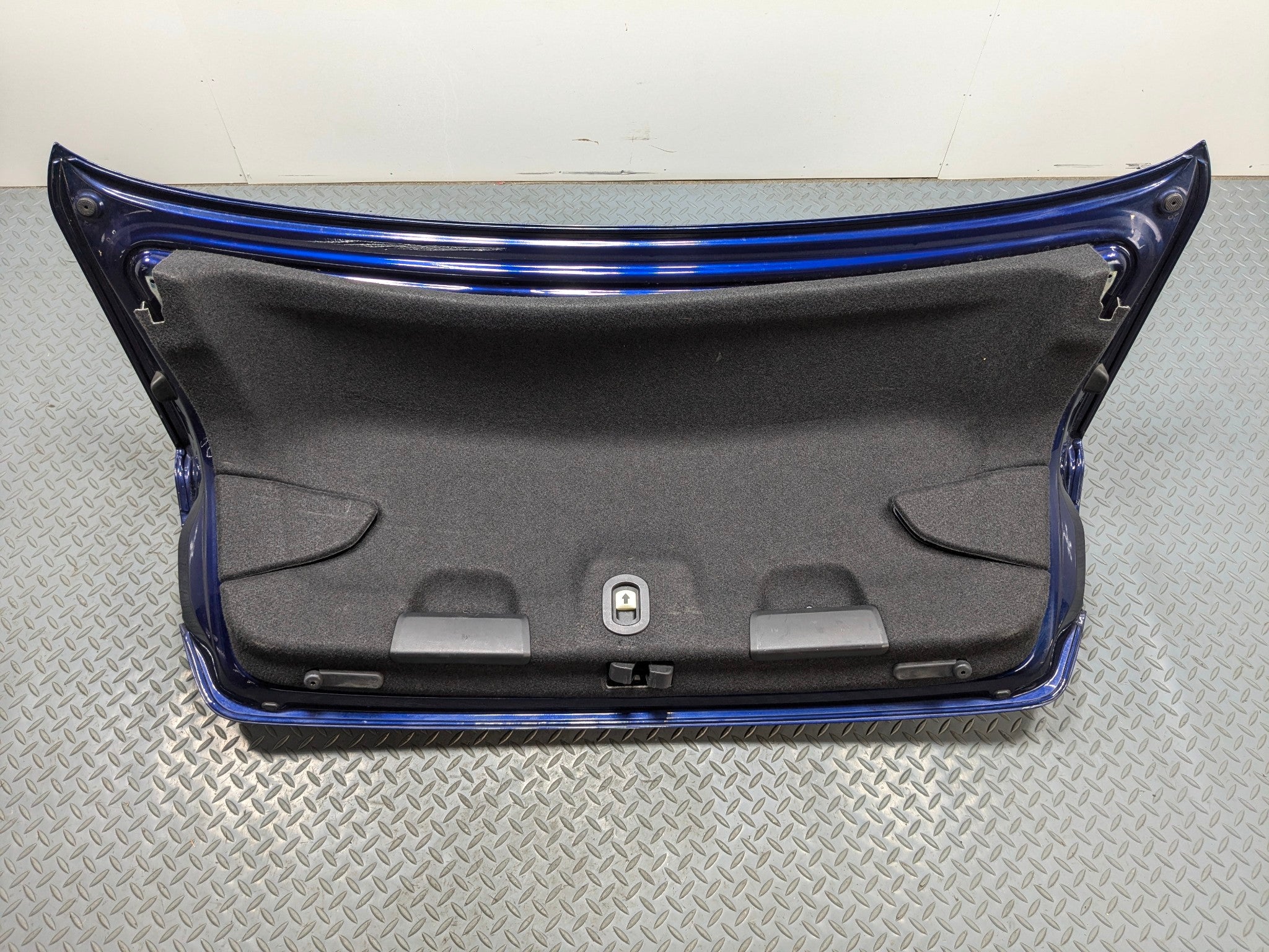 2017 - 2022 OEM AUDI S4 REAR TRUNK DOOR DECKLID SHELL PANEL BLUE WITH EMBLEM