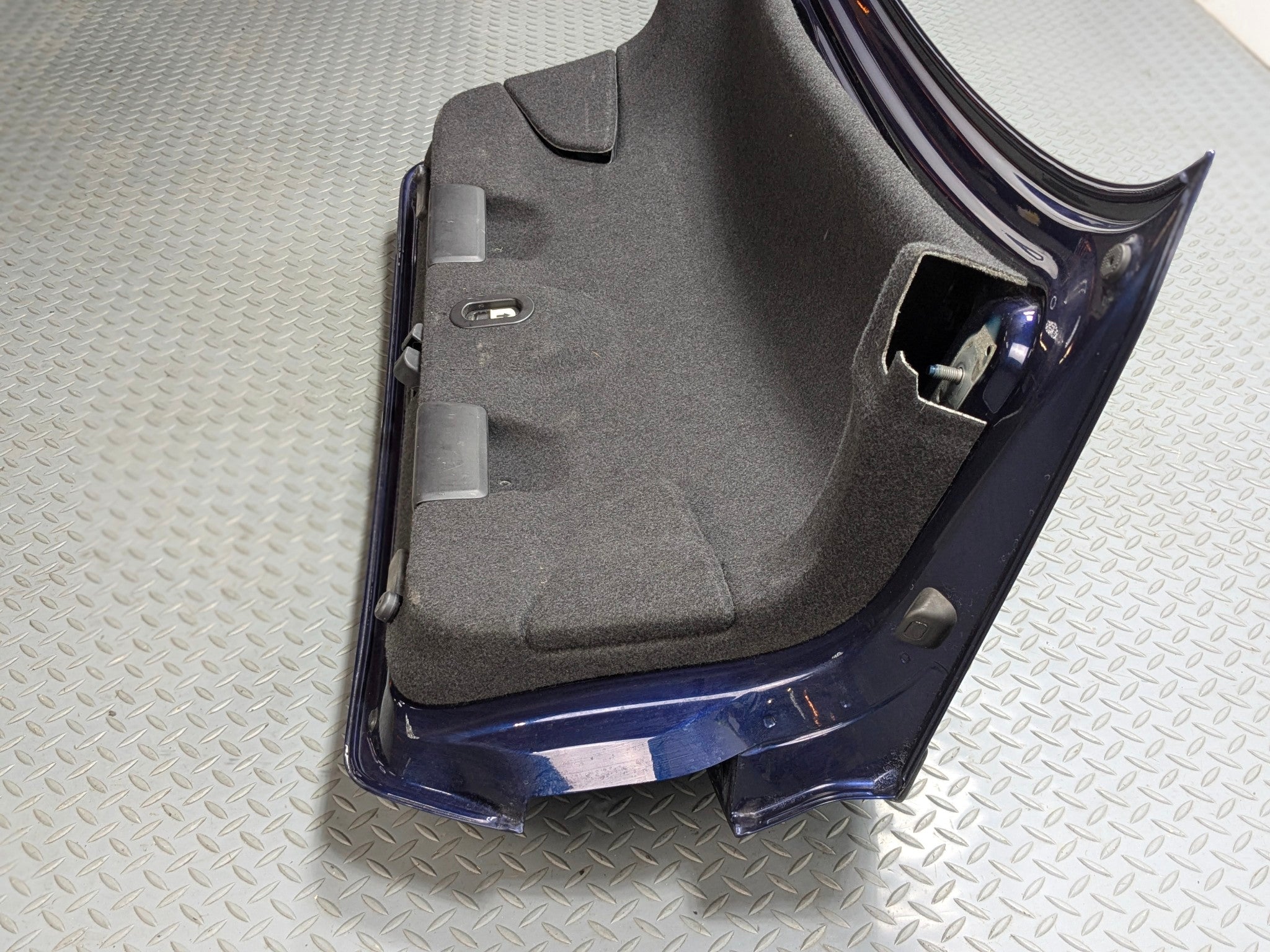 2017 - 2022 OEM AUDI S4 REAR TRUNK DOOR DECKLID SHELL PANEL BLUE WITH EMBLEM