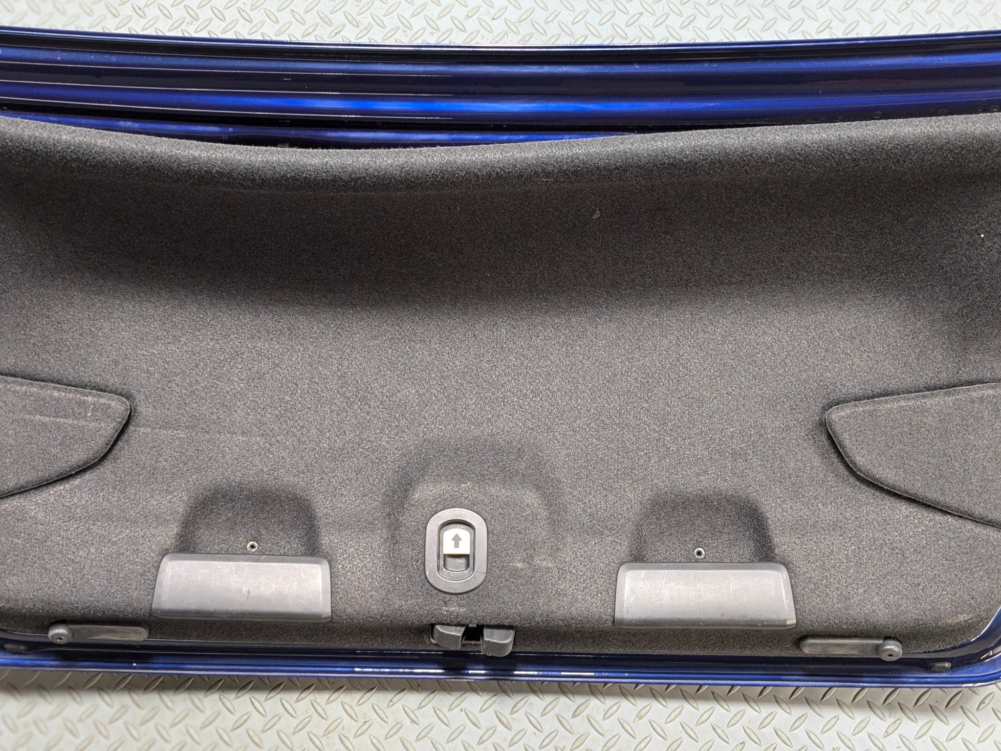 2017 - 2022 OEM AUDI S4 REAR TRUNK DOOR DECKLID SHELL PANEL BLUE WITH EMBLEM