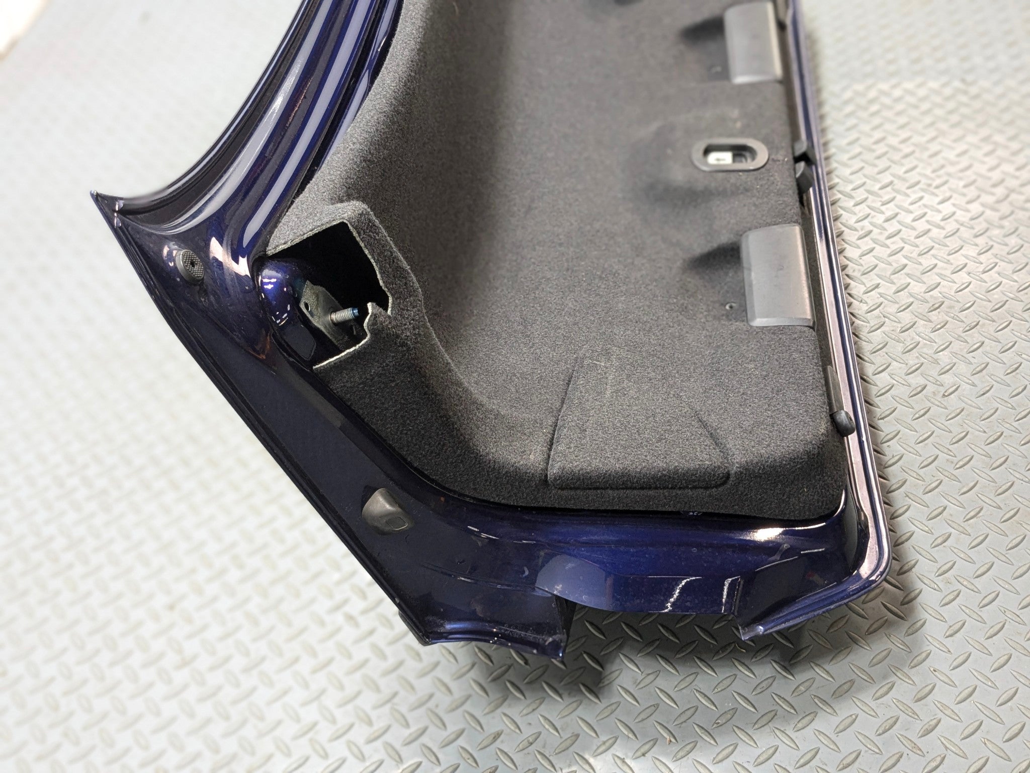 2017 - 2022 OEM AUDI S4 REAR TRUNK DOOR DECKLID SHELL PANEL BLUE WITH EMBLEM