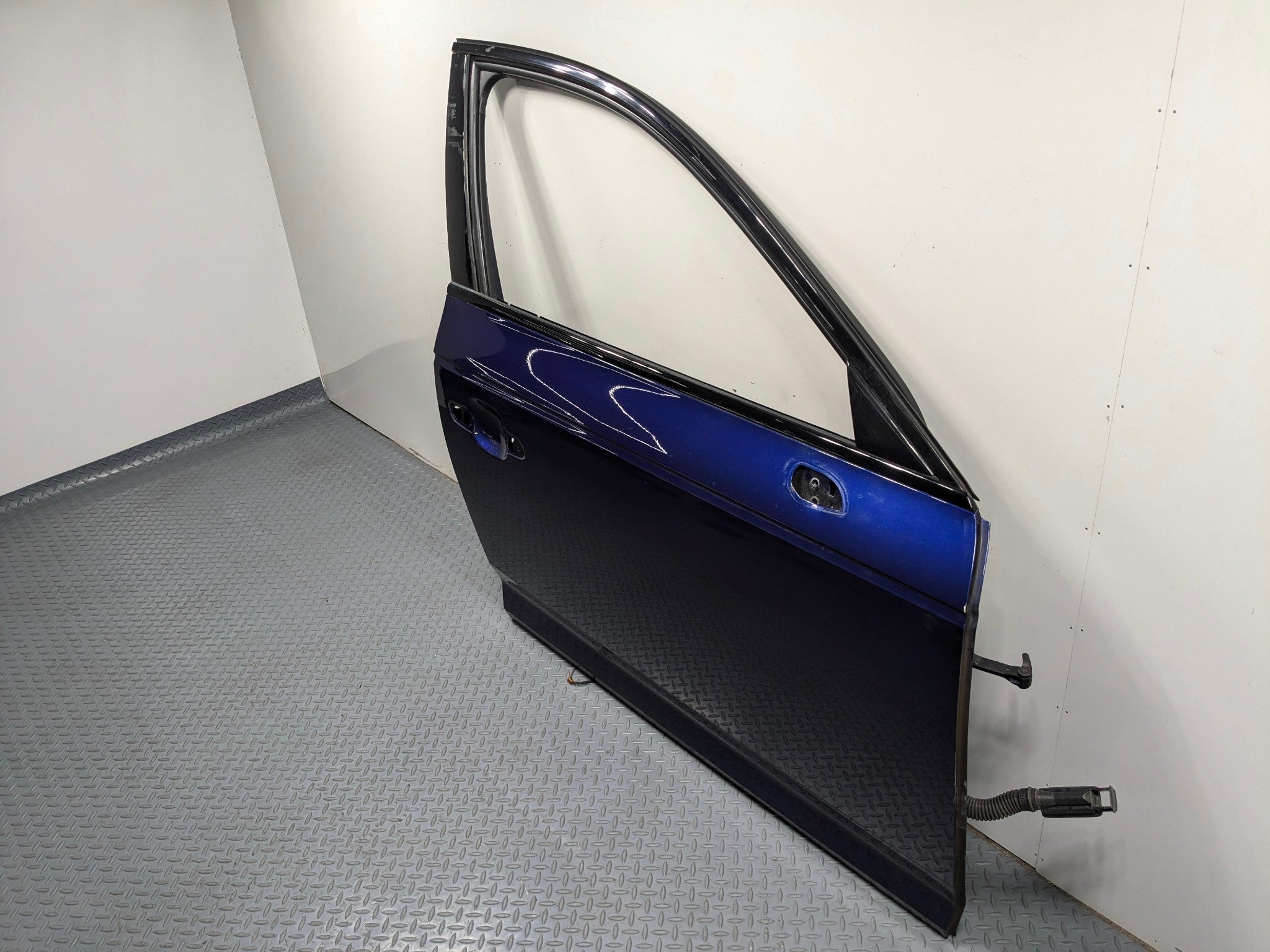 2017 - 2022 OEM AUDI S4 FRONT RIGHT SIDE DOOR SHELL PANEL BLUE ASSEMBLY