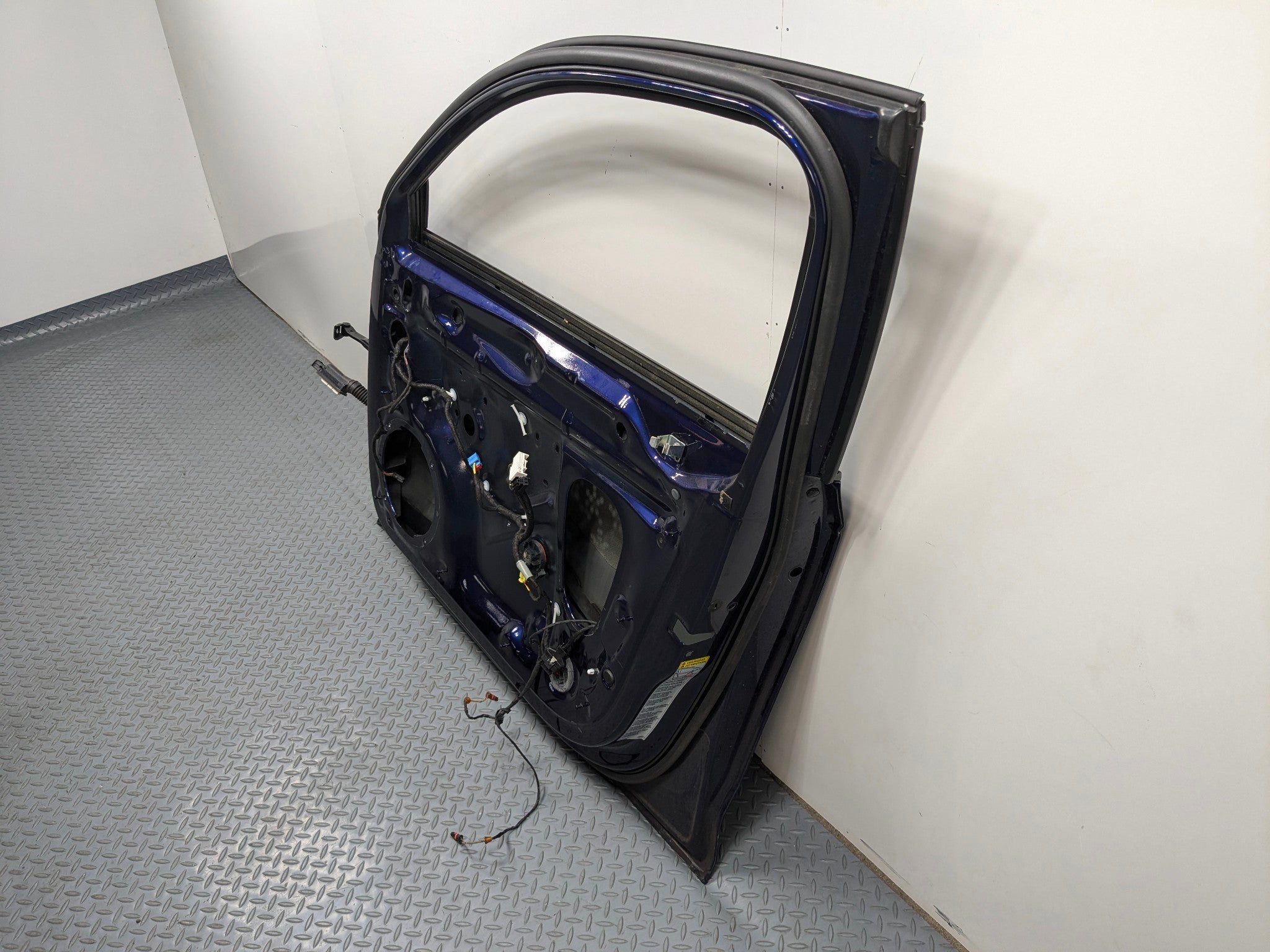 2017 - 2022 OEM AUDI S4 FRONT RIGHT SIDE DOOR SHELL PANEL BLUE ASSEMBLY