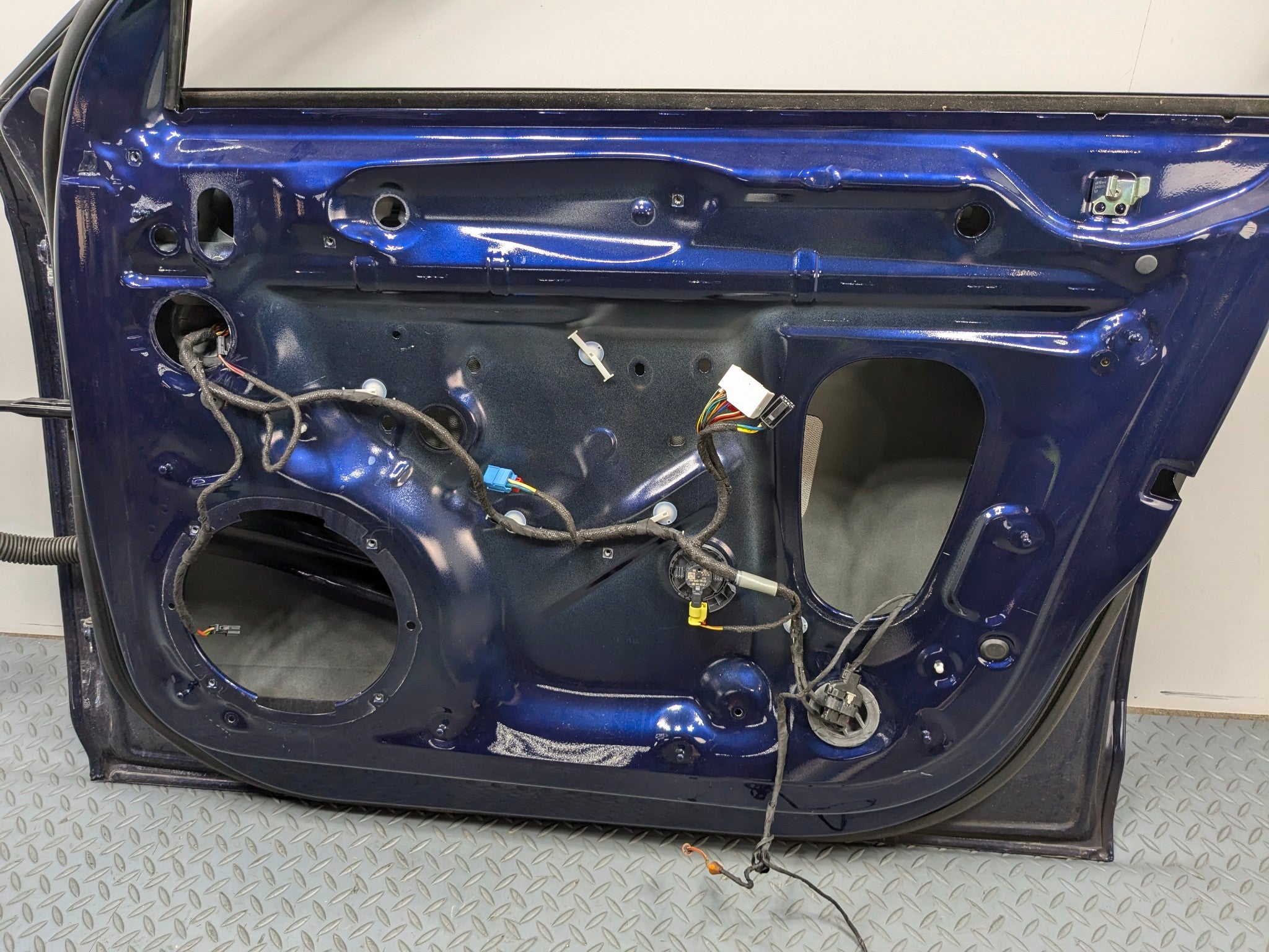2017 - 2022 OEM AUDI S4 FRONT RIGHT SIDE DOOR SHELL PANEL BLUE ASSEMBLY