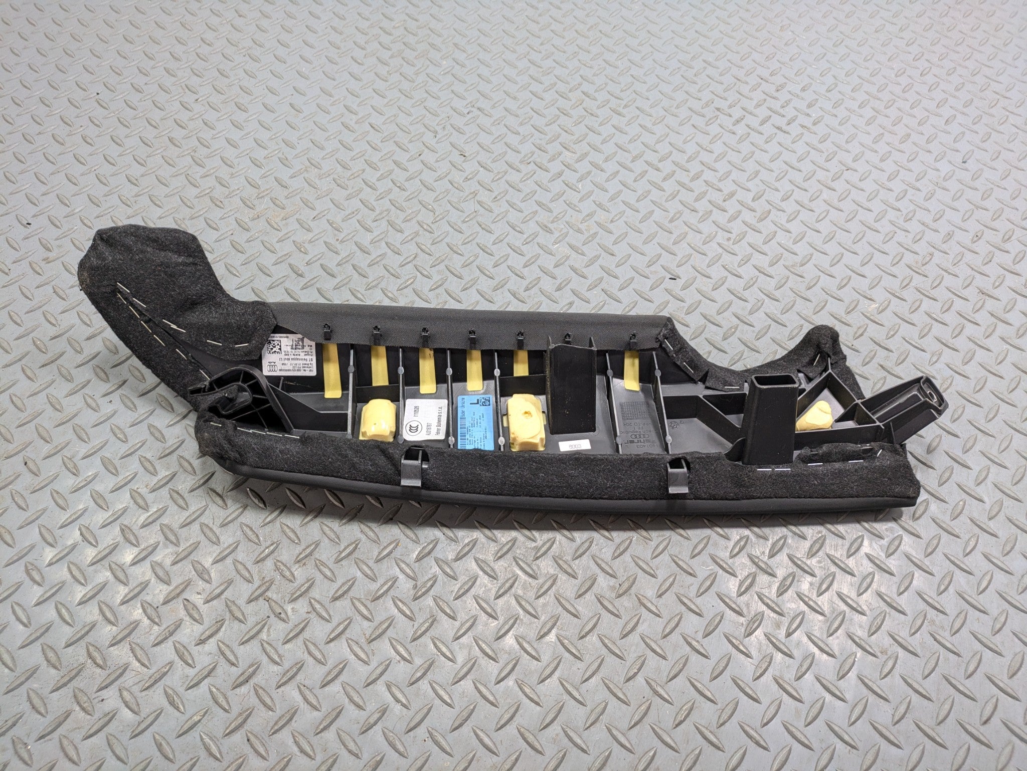 2017 - 2022 OEM AUDI S4 REAR LEFT DRIVER SIDE SEAT TRIM CUSHION CARBON GREY